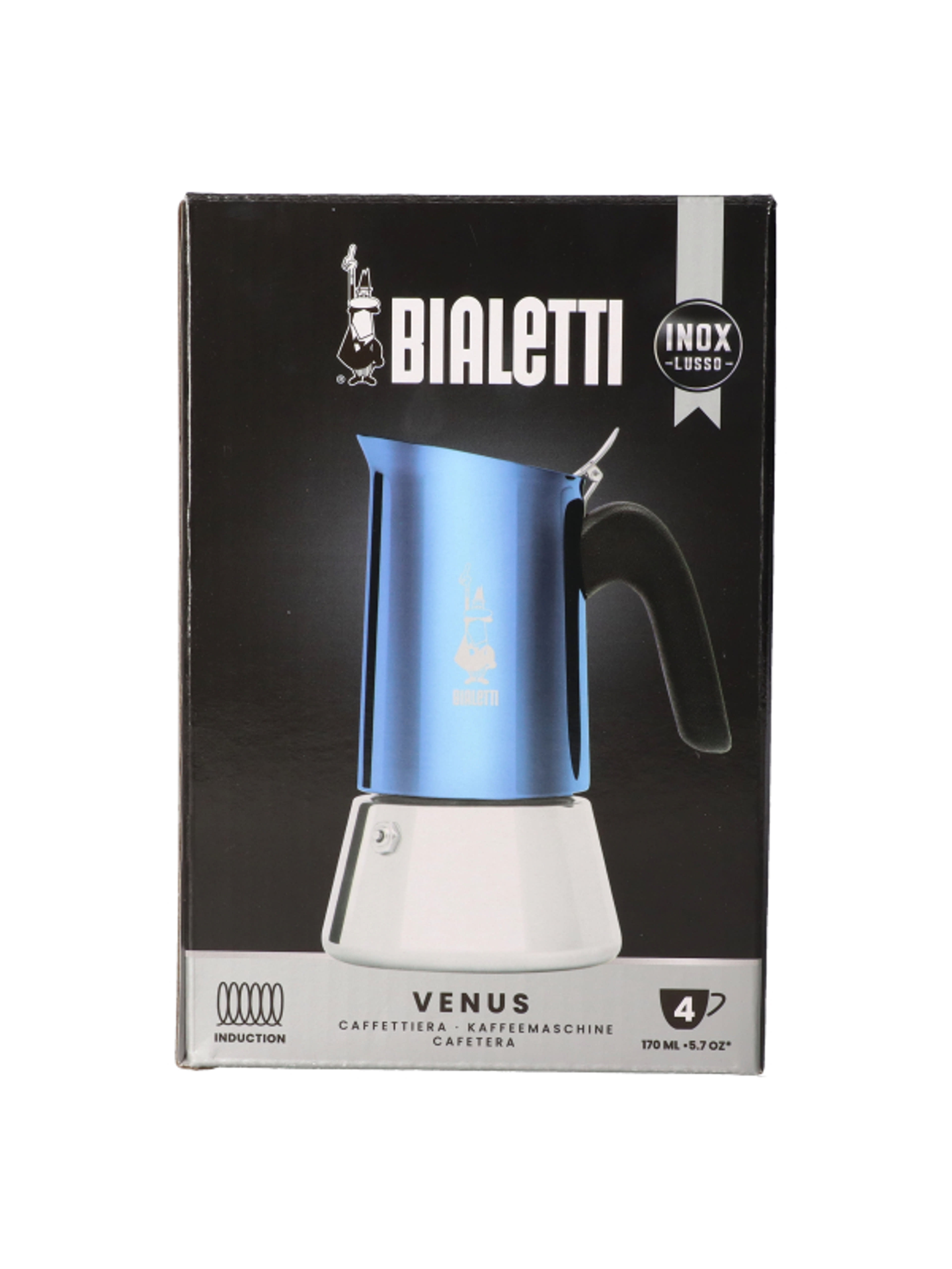Bialetti Venus kotyogós kávéfőző, kék, 4 adagos - 1 db-1