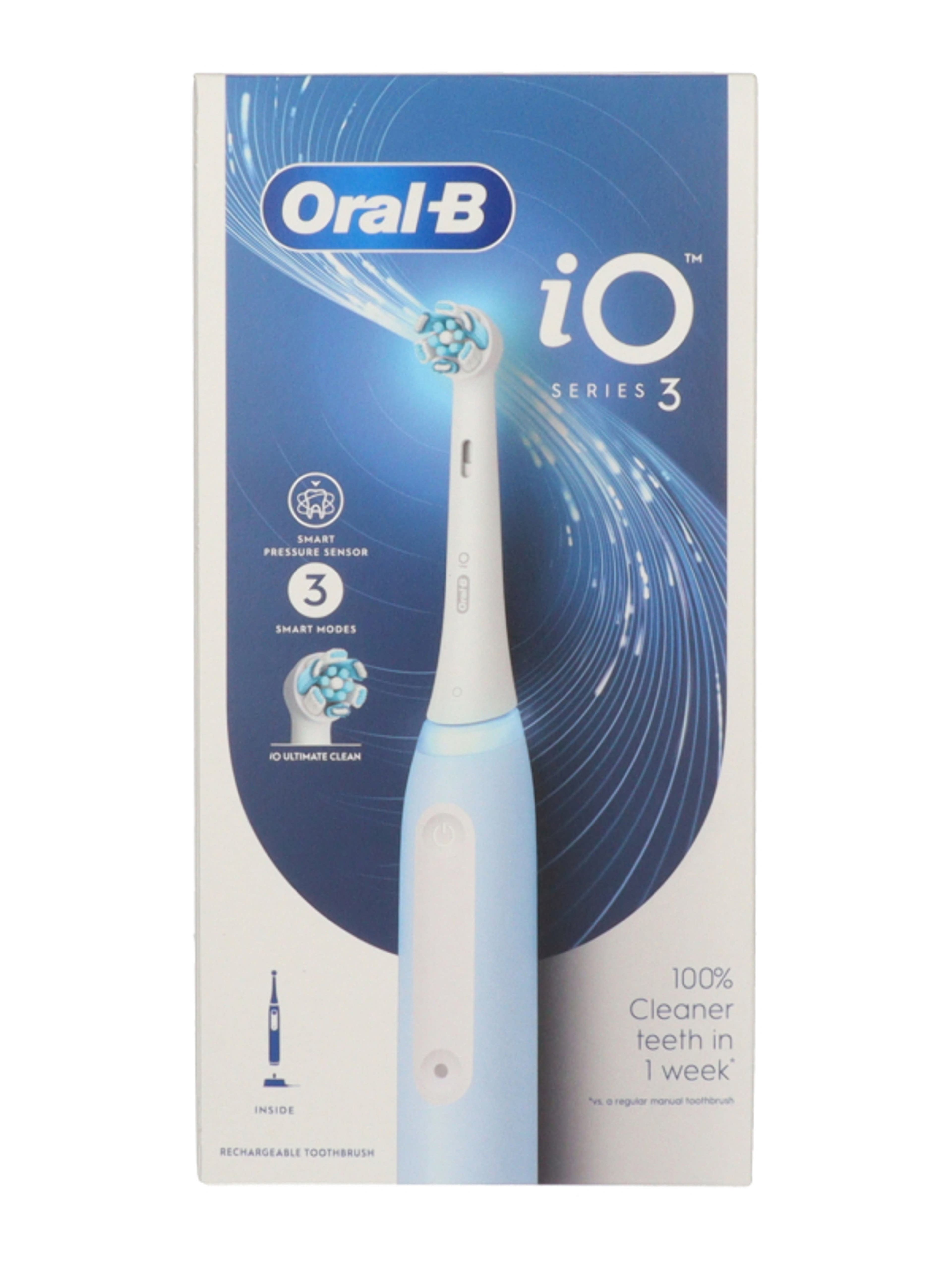 Oral-B iO 3 elektromos fogkefe /jég kék - 1 db-3