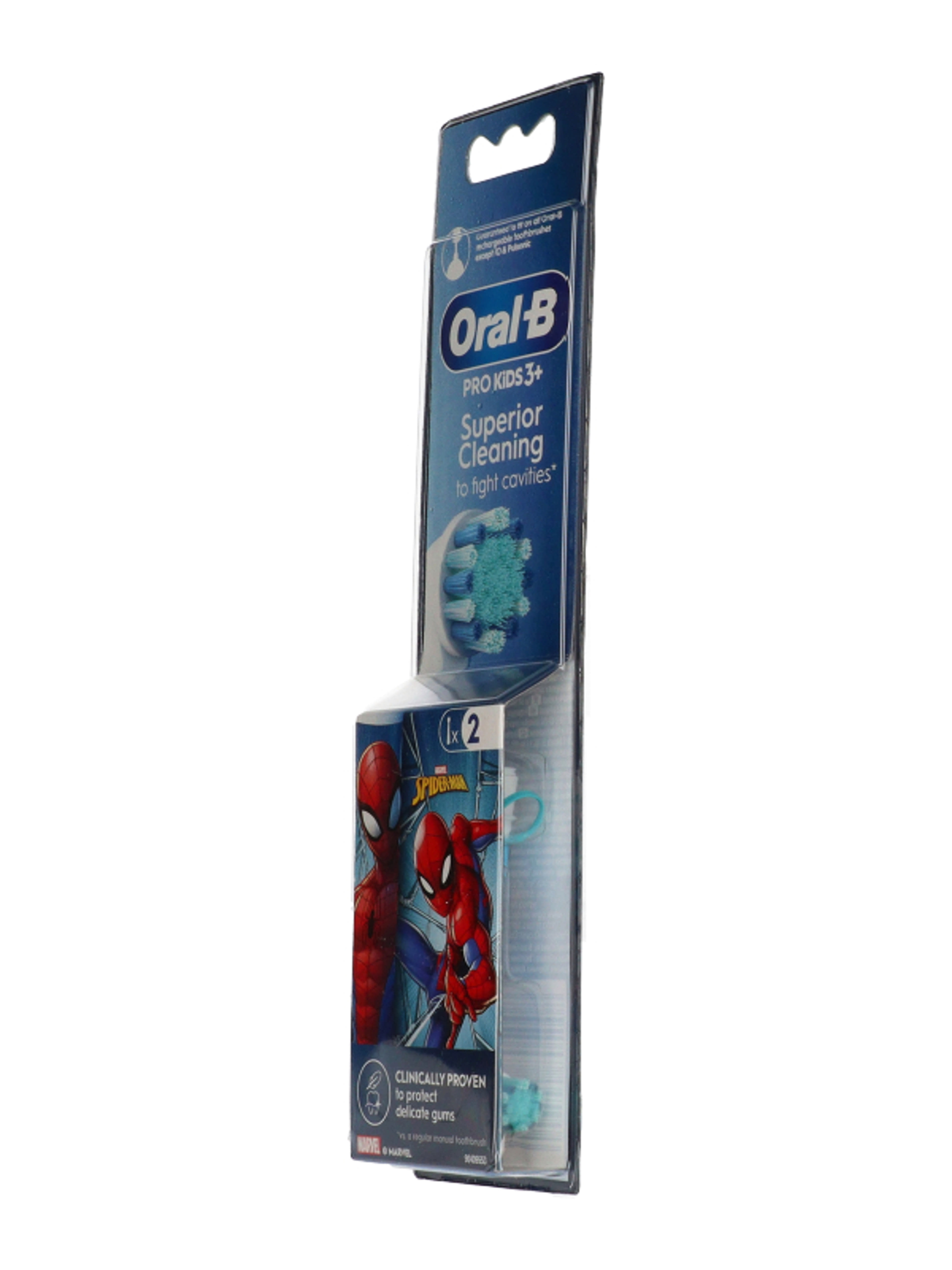 Oral-B Pro Kids fogkefefej Pókember figurákkal - 2 db-4