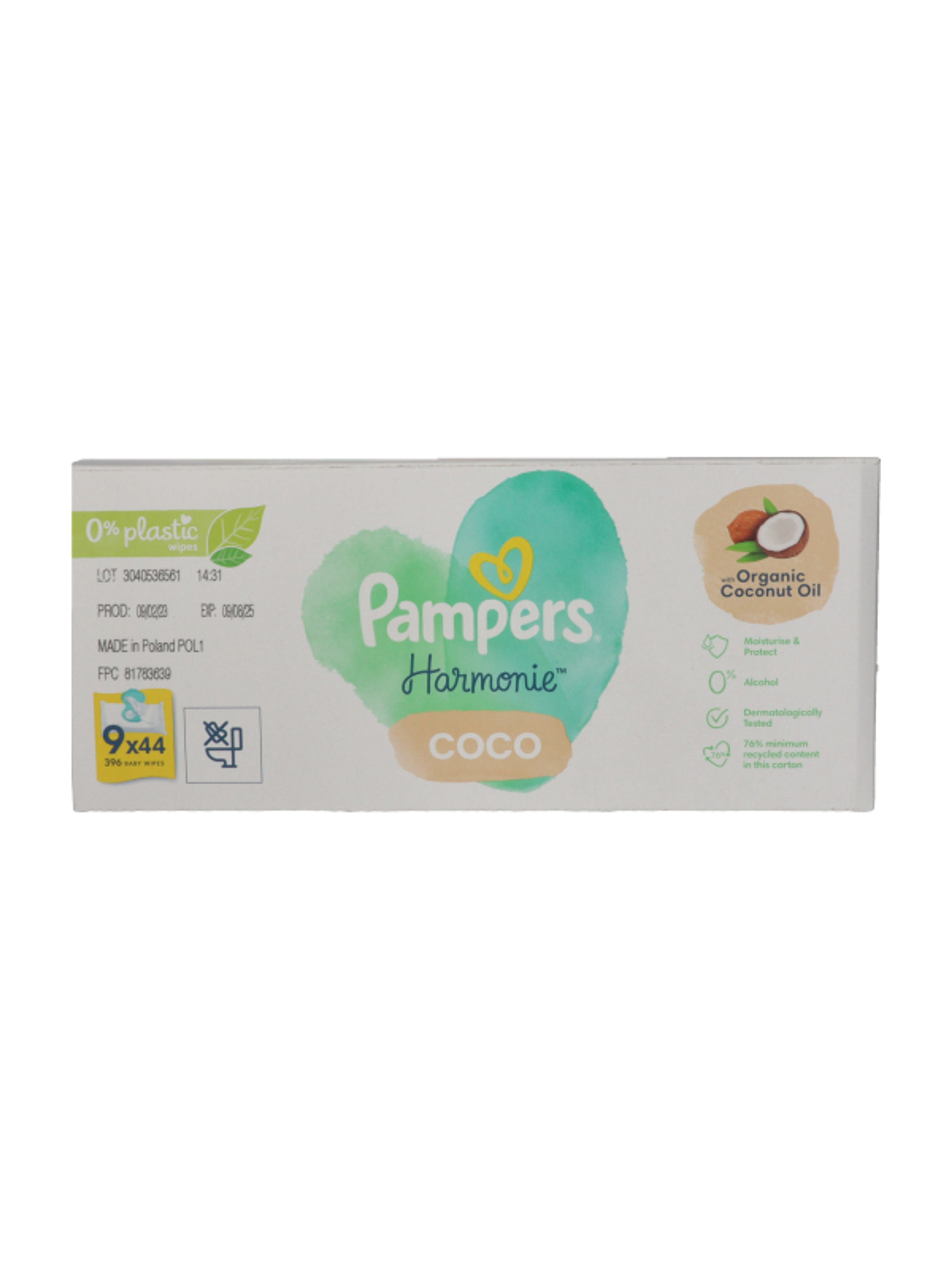Pampers Coconut Premium törlőkendő 9x44 db - 396 db-8