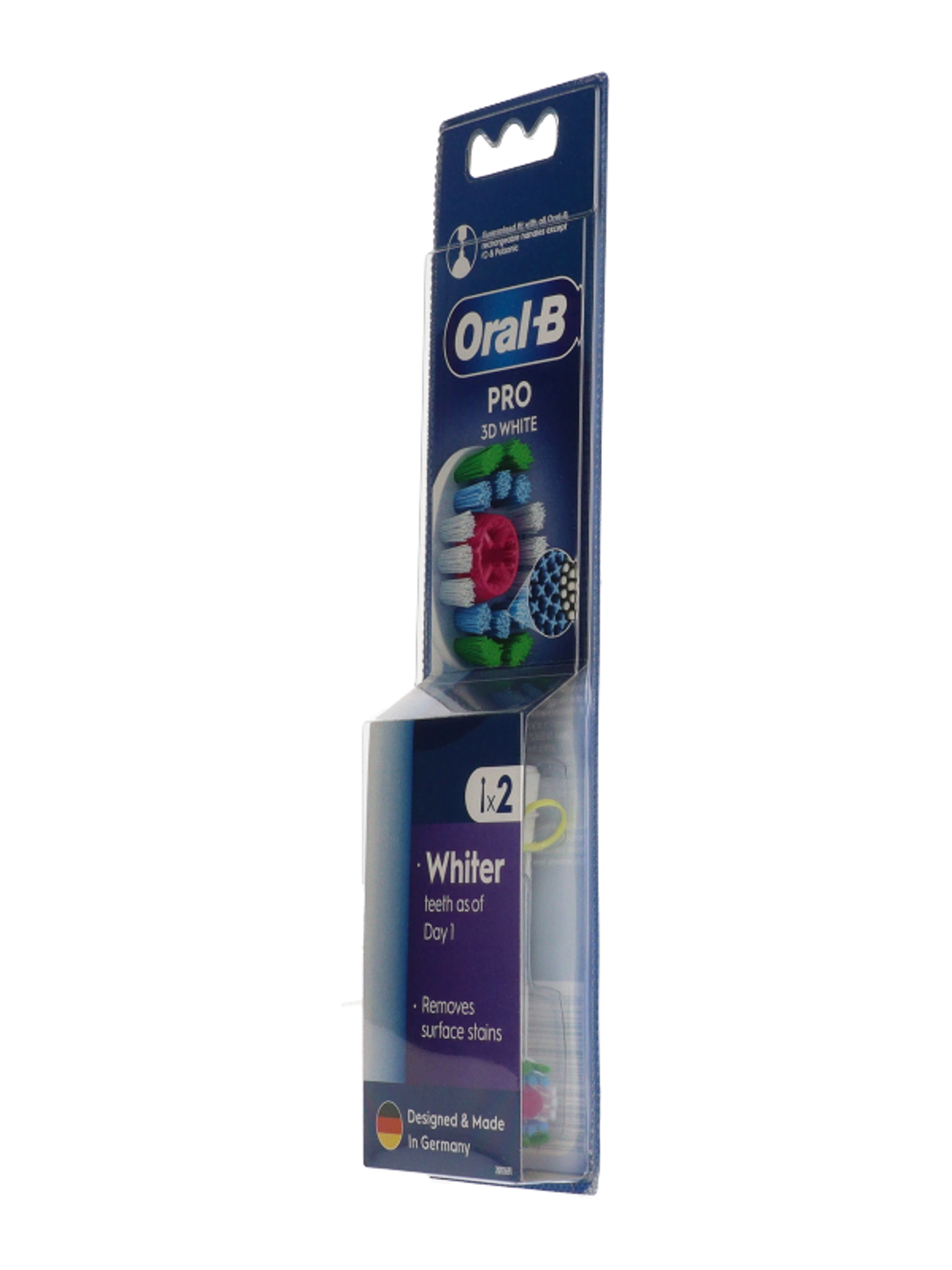 Oral-B Pro 3D White fogkefefej - 2 db-3