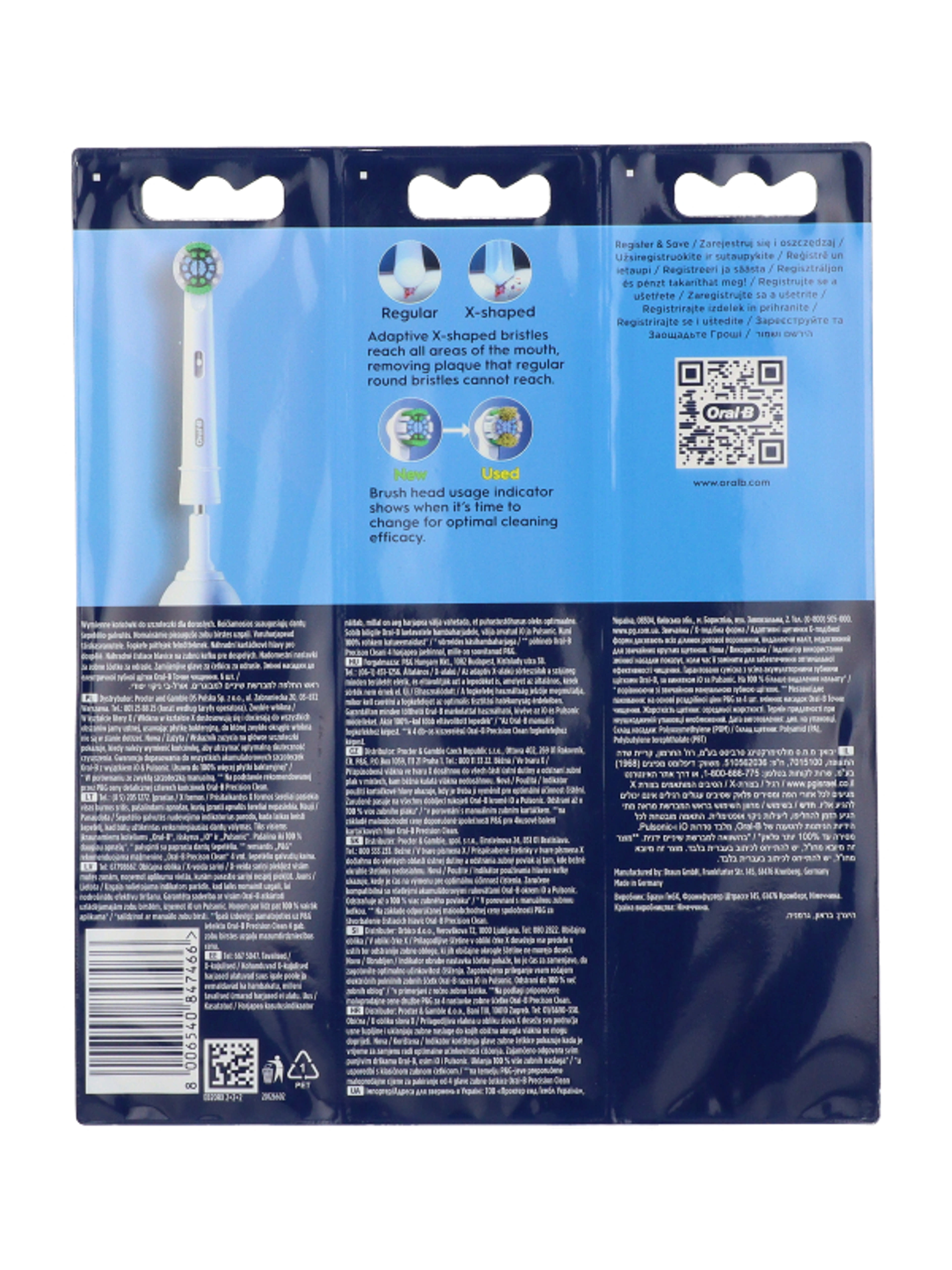 Oral-B Pro Precision Clean elektromos fogkefe pótfej - 6 db-4
