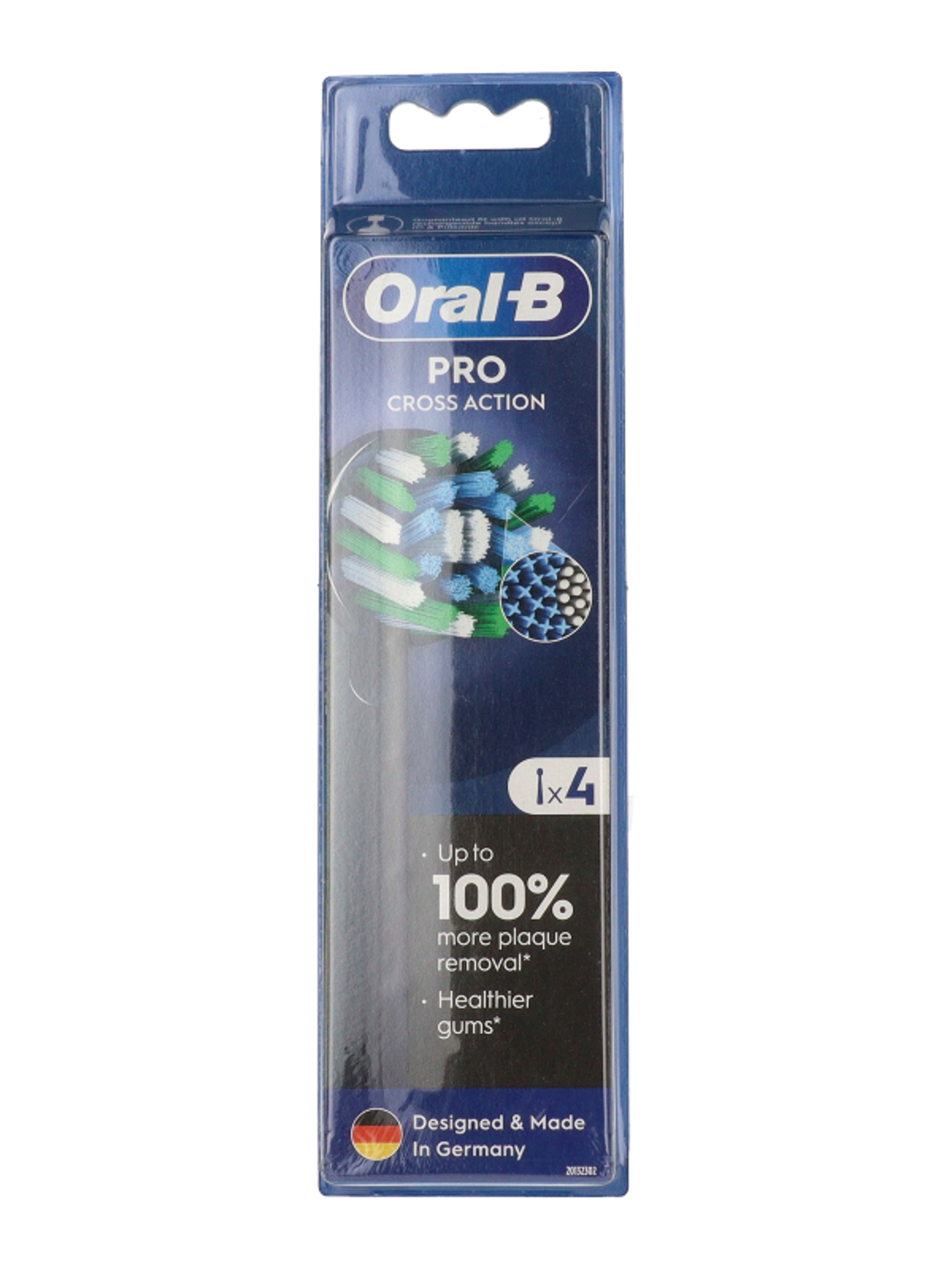 Oral-B Pro Cross Action fogkefefej /fekete - 4 db-2
