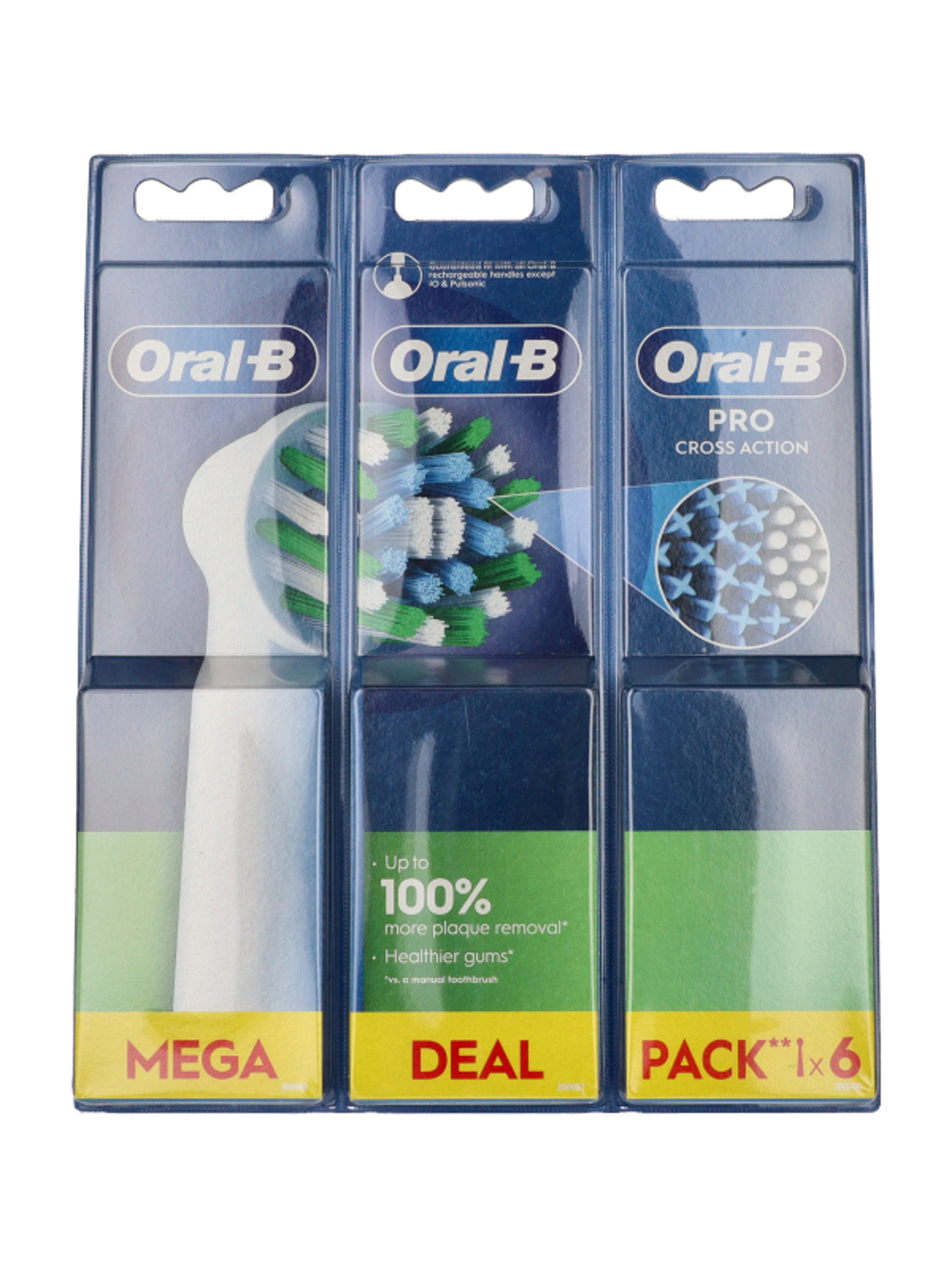 Oral-B Pro Cross Action elektromos fogkefe pótfej - 6 db-2