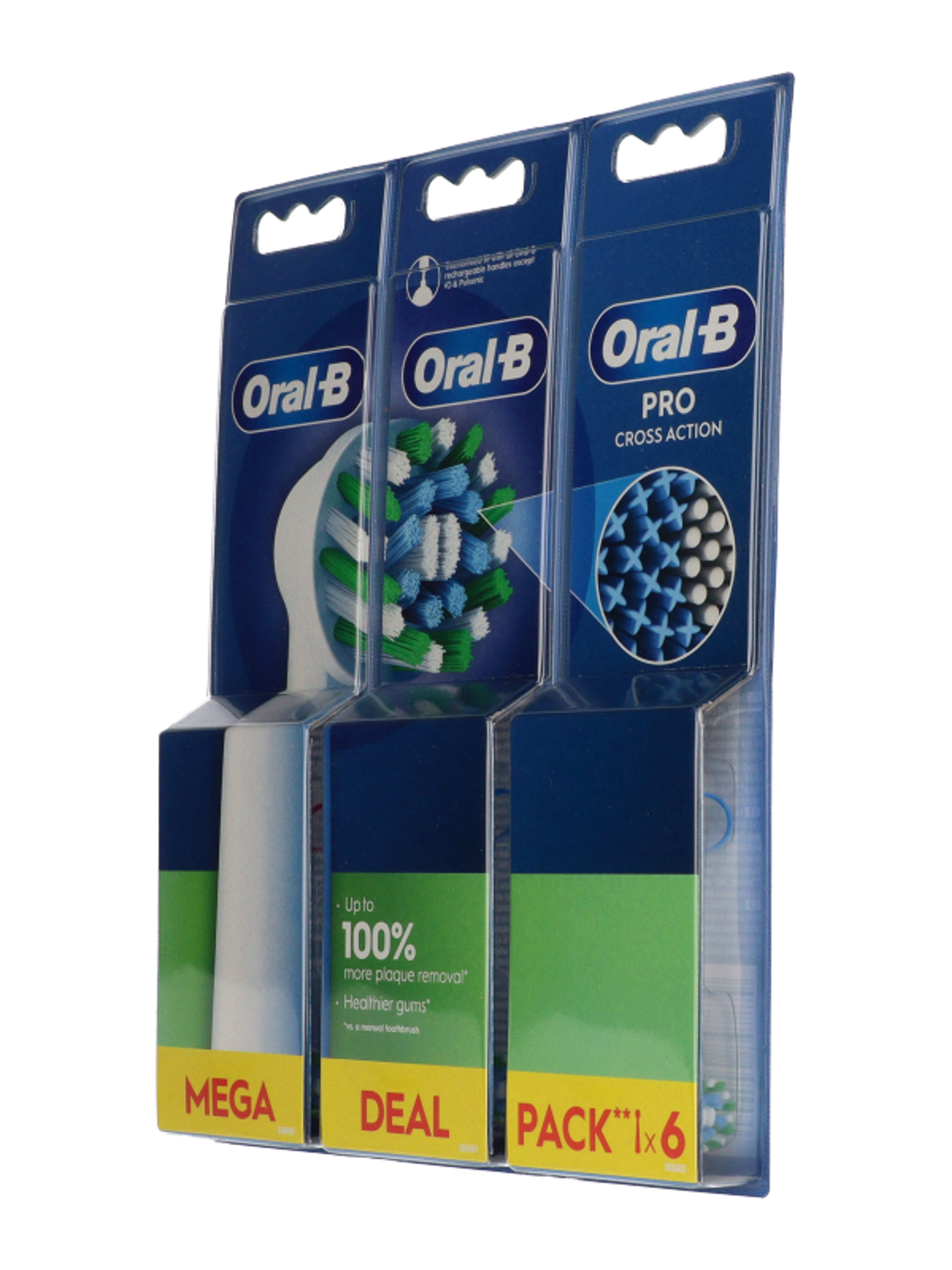Oral-B Pro Cross Action elektromos fogkefe pótfej - 6 db-3