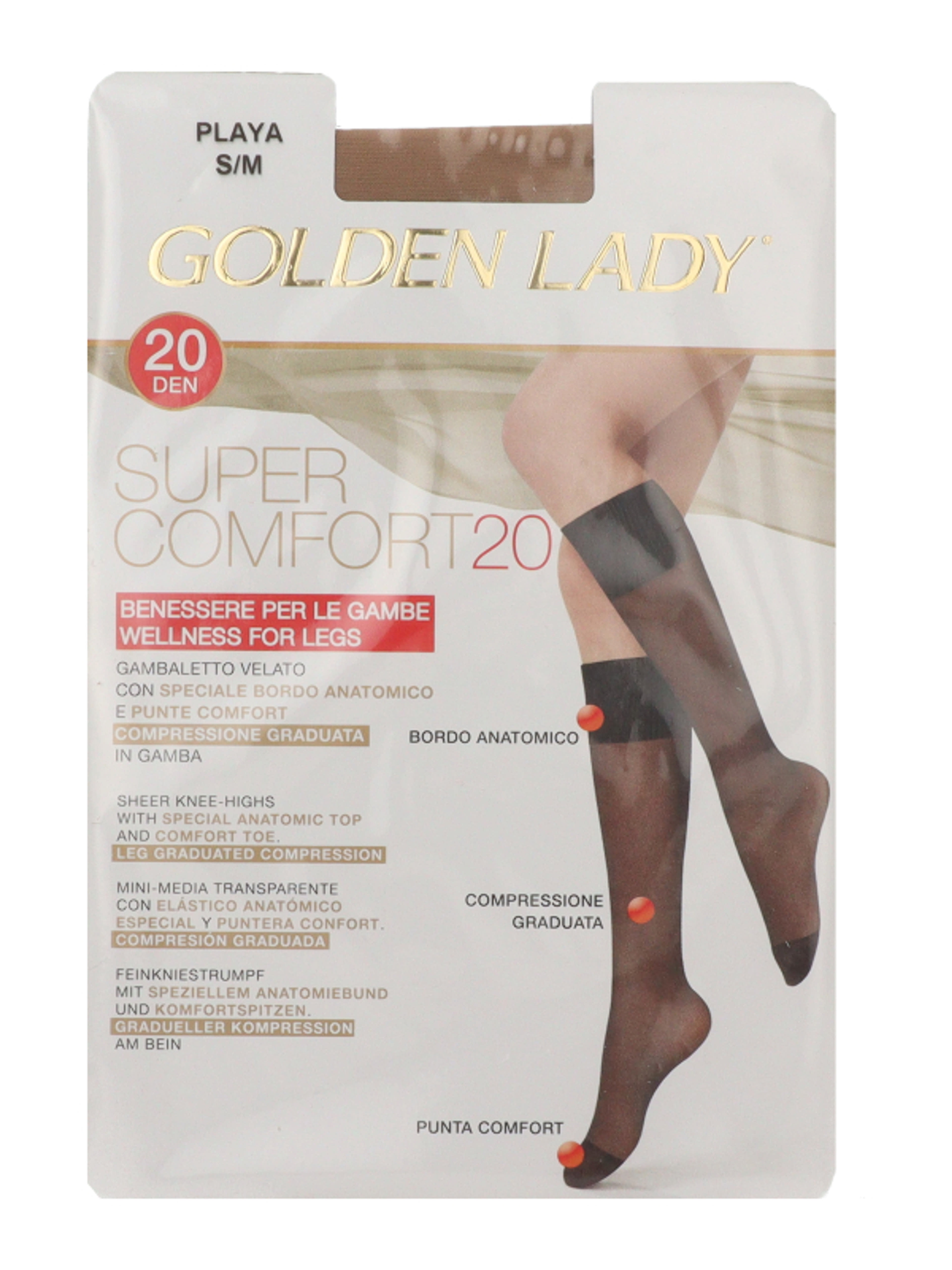 Golden Lady Super Comfort térdfix 20Den S/M - 1 db-1
