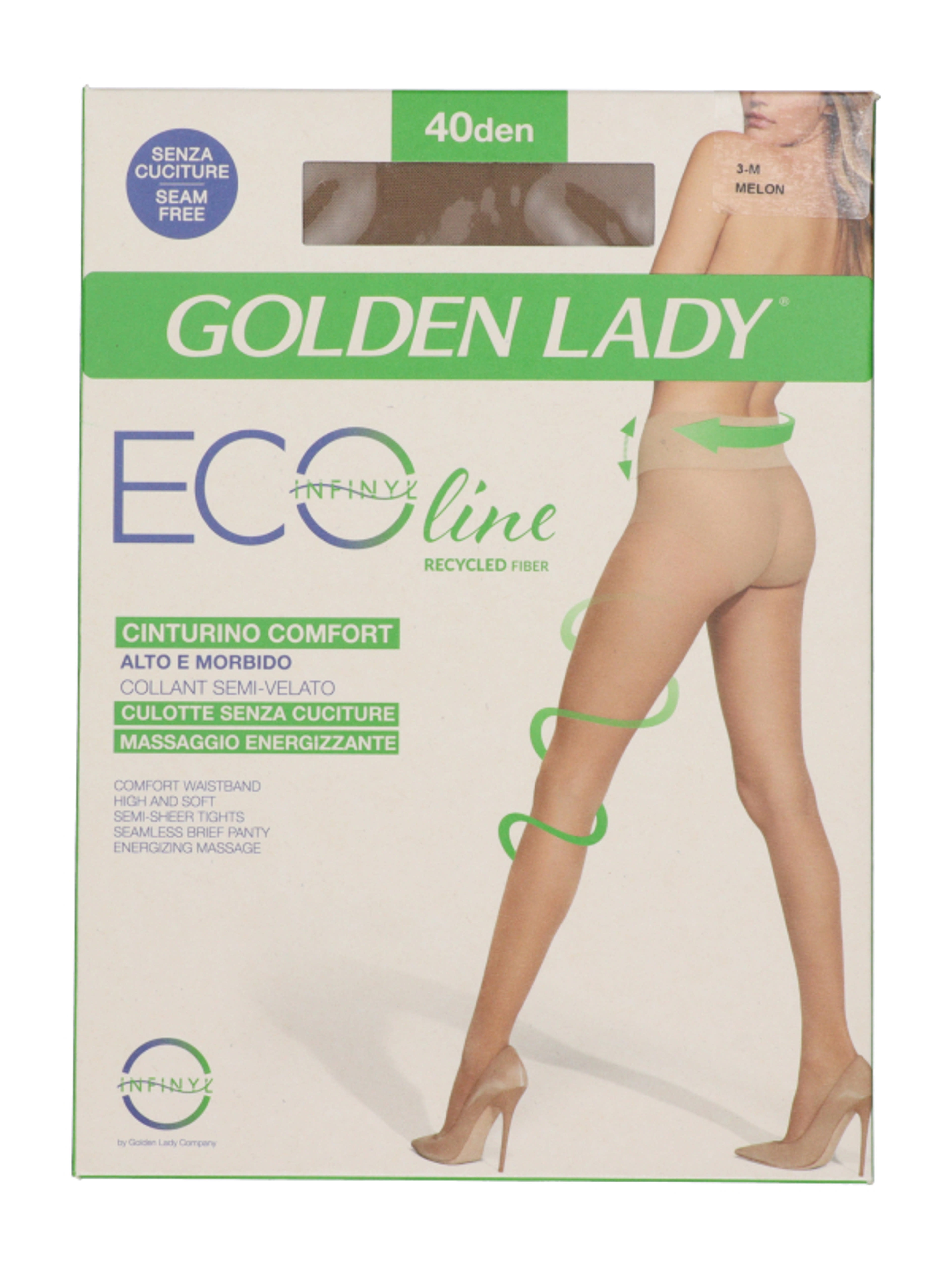 Golden Lady Ecoline harisnyanadrág 40 Den Melon M - 1 db-1