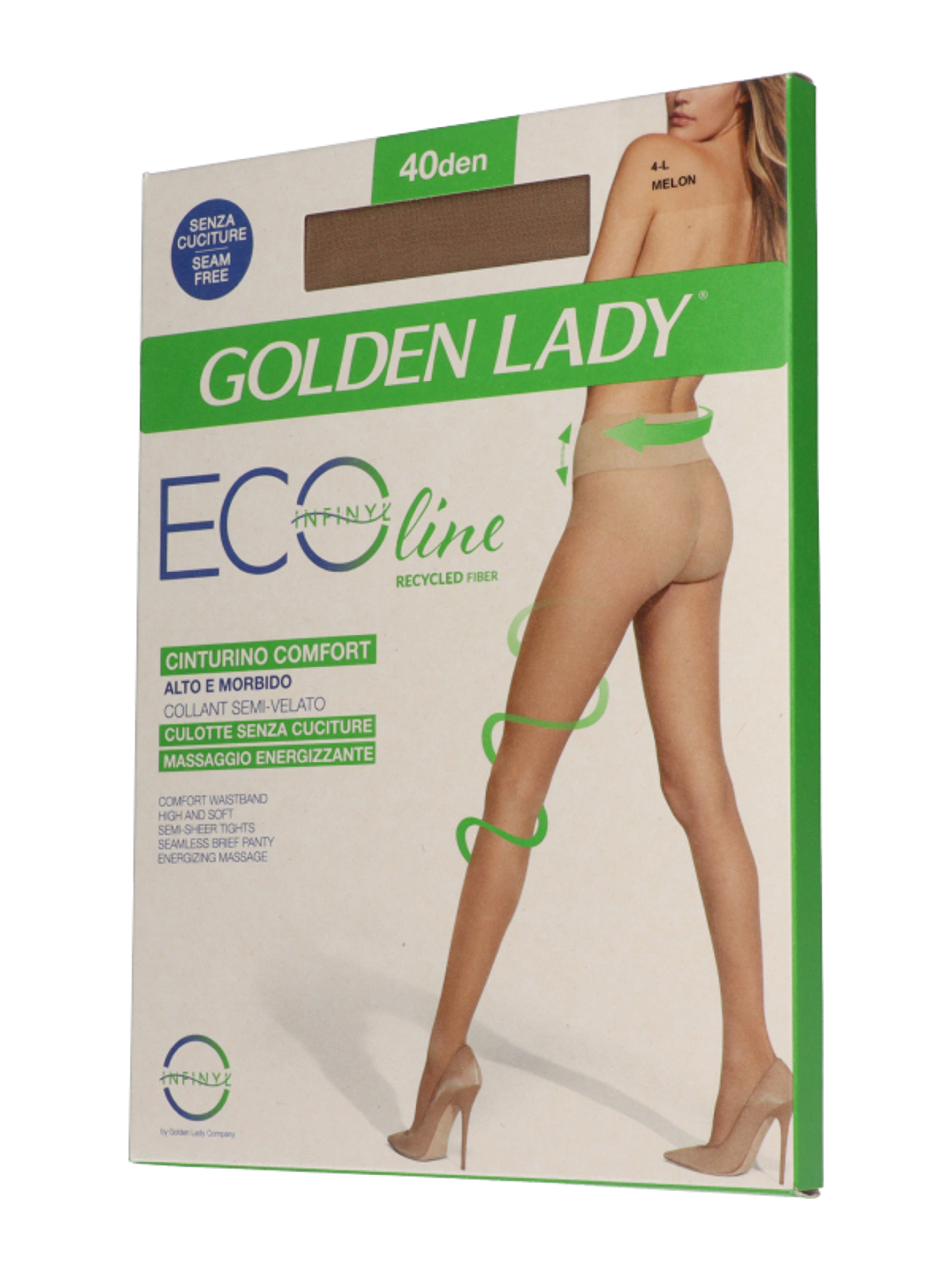 Golden Lady Ecoline harisnyanadrág 40 Den Melon L - 1 db-2