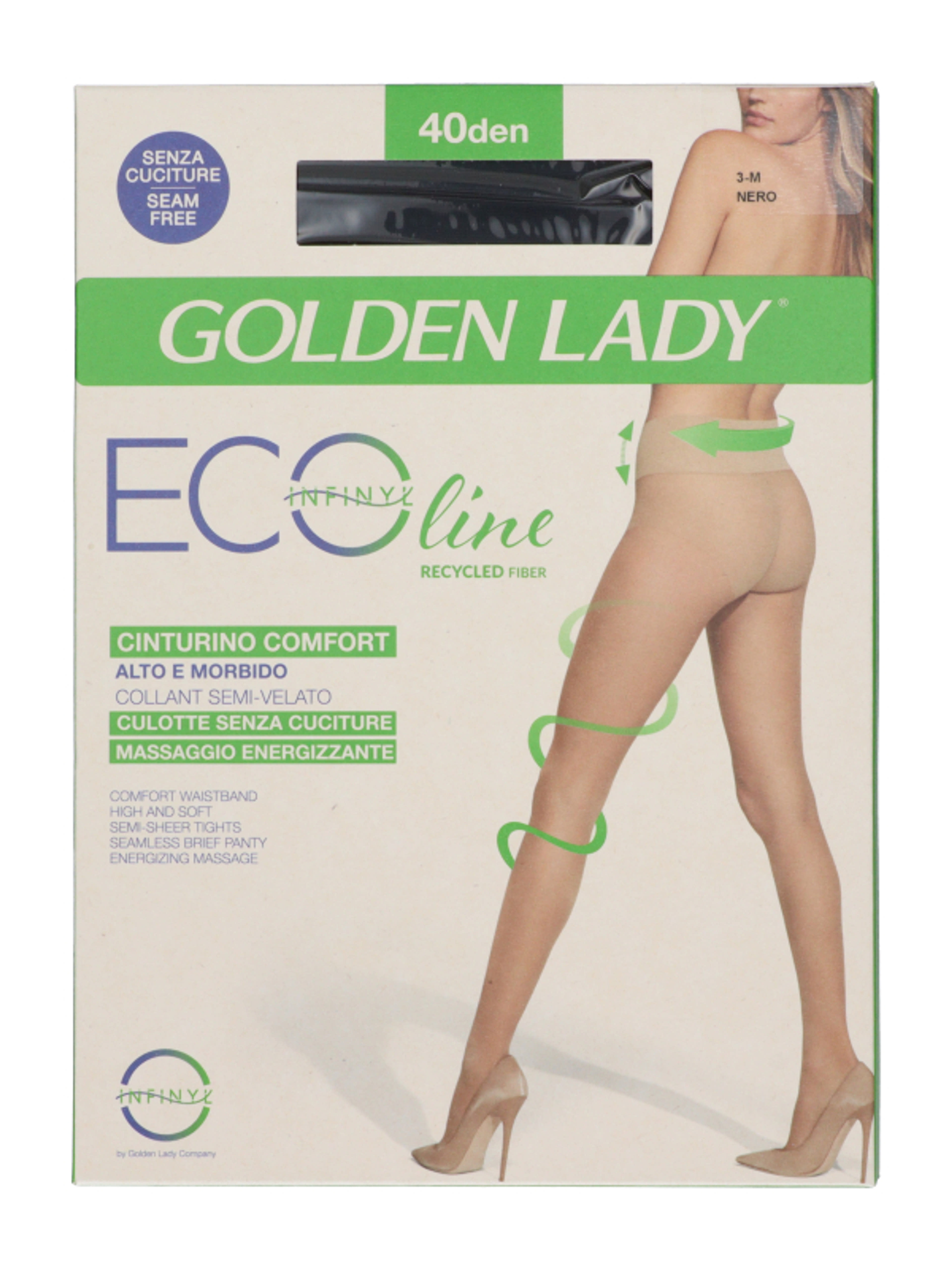 Golden Lady Ecoline harisnyanadrág 40 Den fekete M - 1 db