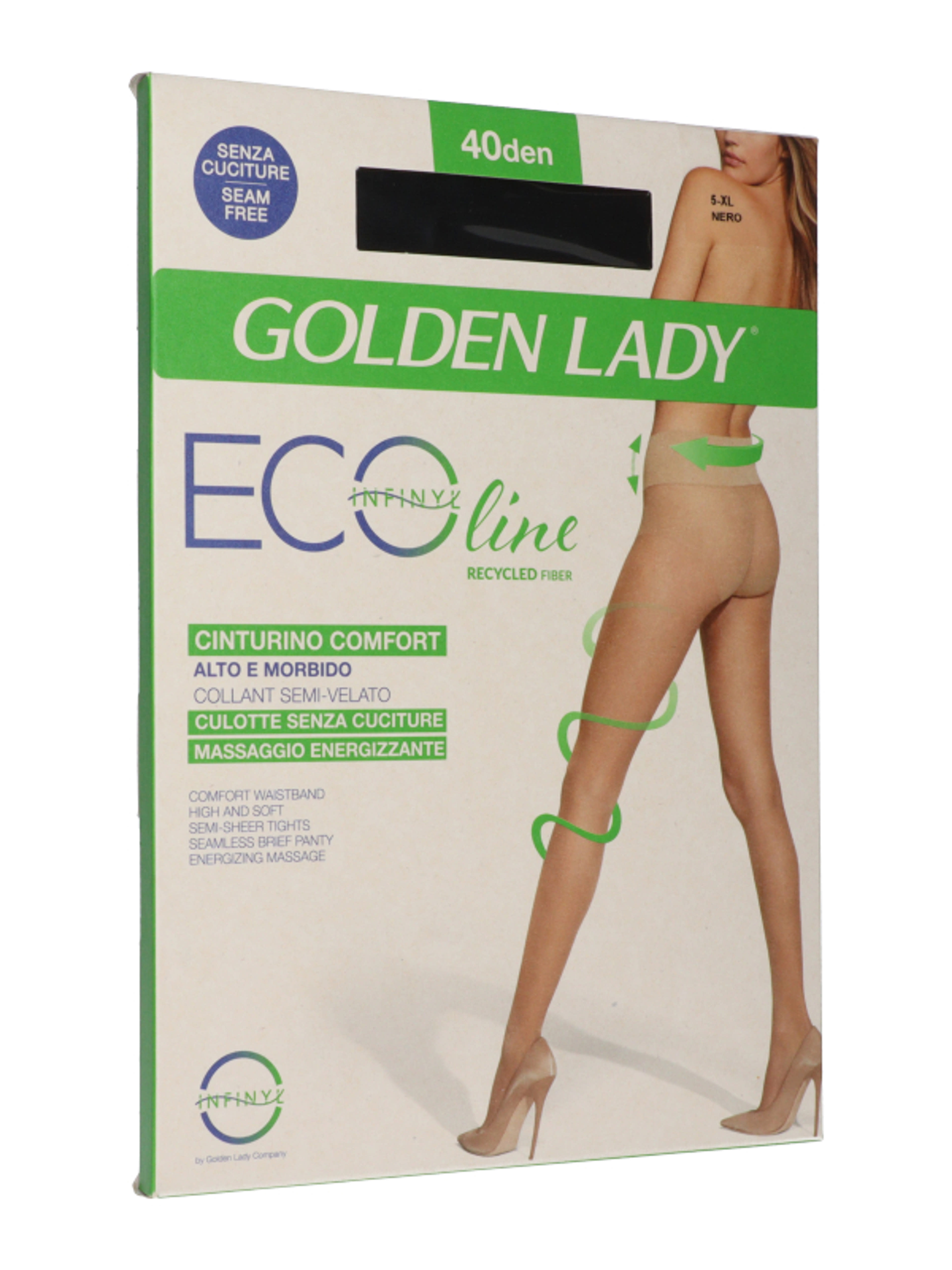 Golden Lady Ecoline harisnyanadrág 40 Den fekete XL - 1 db-4