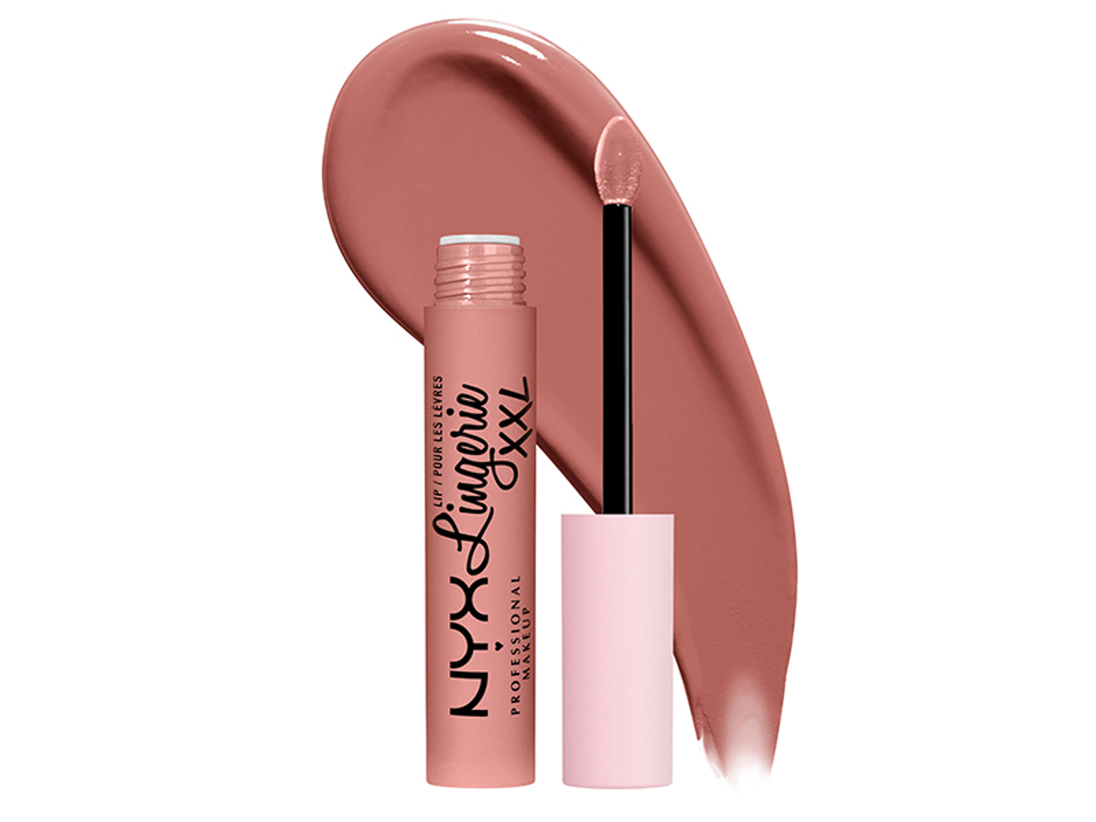 NYX Professional Makeup Lip Lingerie XXL Matte Liquid Lipstick folyékony ajakrúzs, Undressd - 1 db-2
