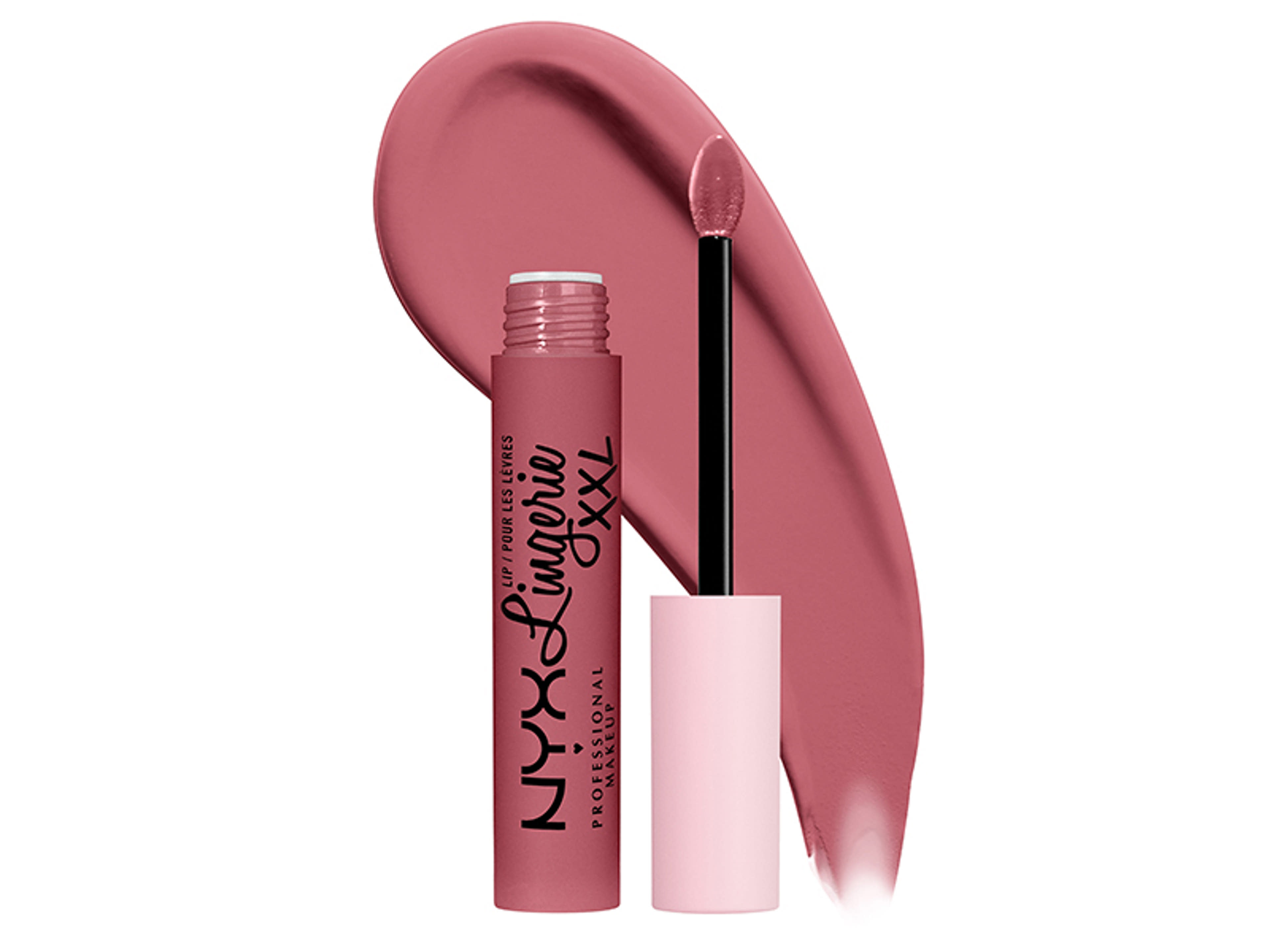 NYX Professional Makeup Lip Lingerie XXL Matte Liquid Lipstick folyékony ajakrúzs, Flaunt It - 1 db-2