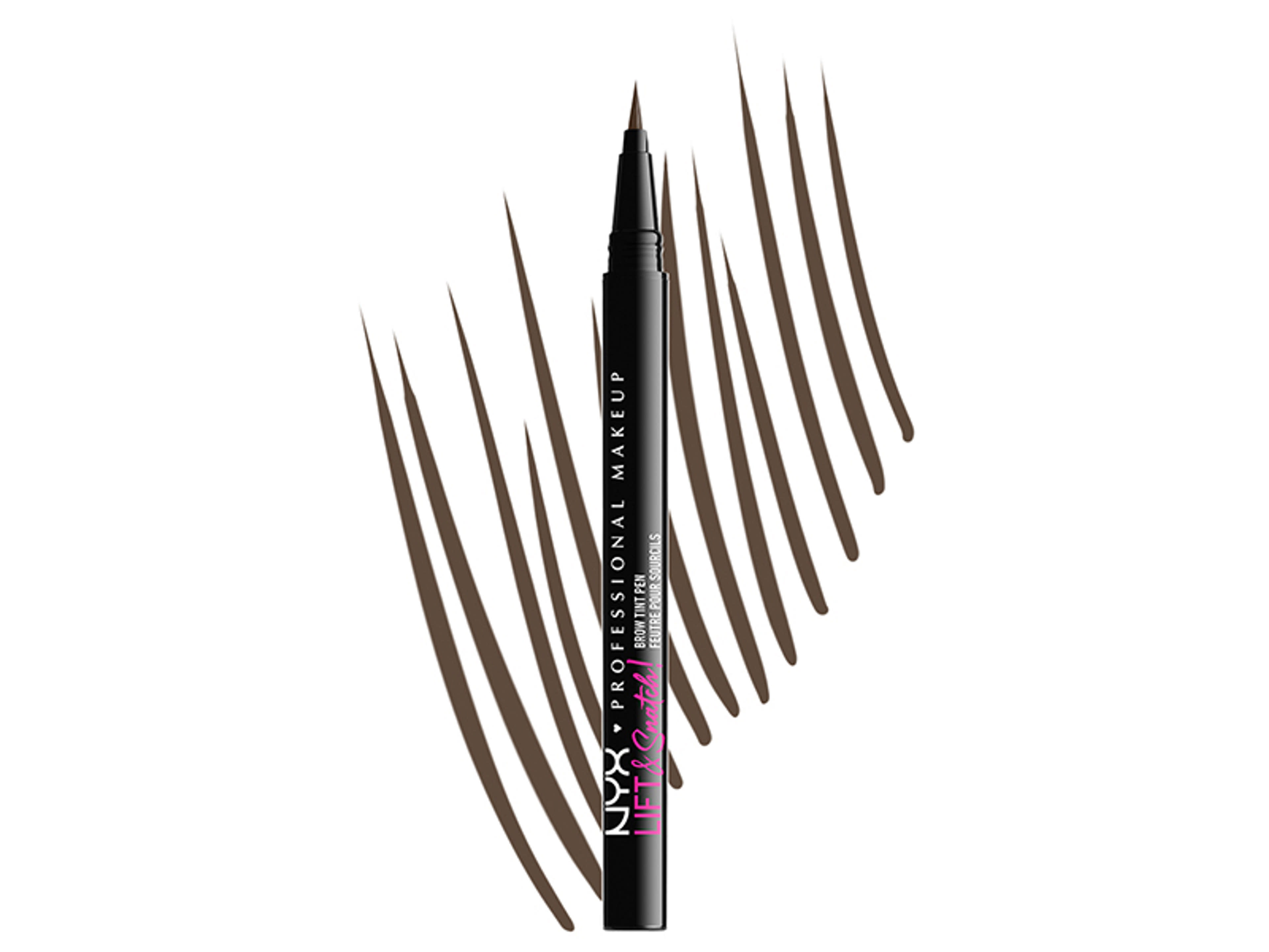 NYX Professional Makeup Lift & Snatch! Brow Tint Pen szemöldök tus, Ash Brown - 1 db-3