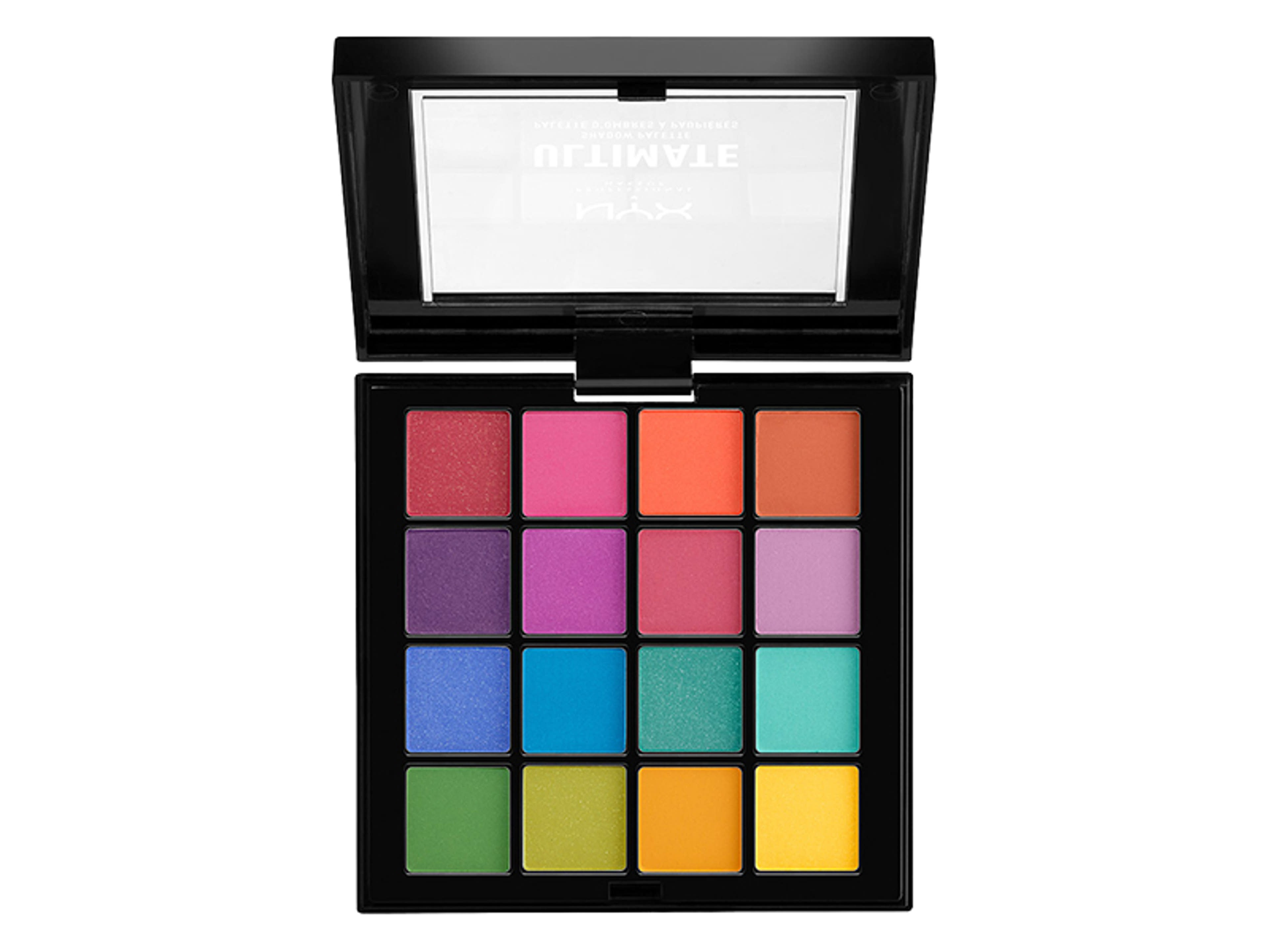 NYX Professional Makeup Ultimate Shadow Palette szemhéjpúder paletta, Brights - 1 db-2