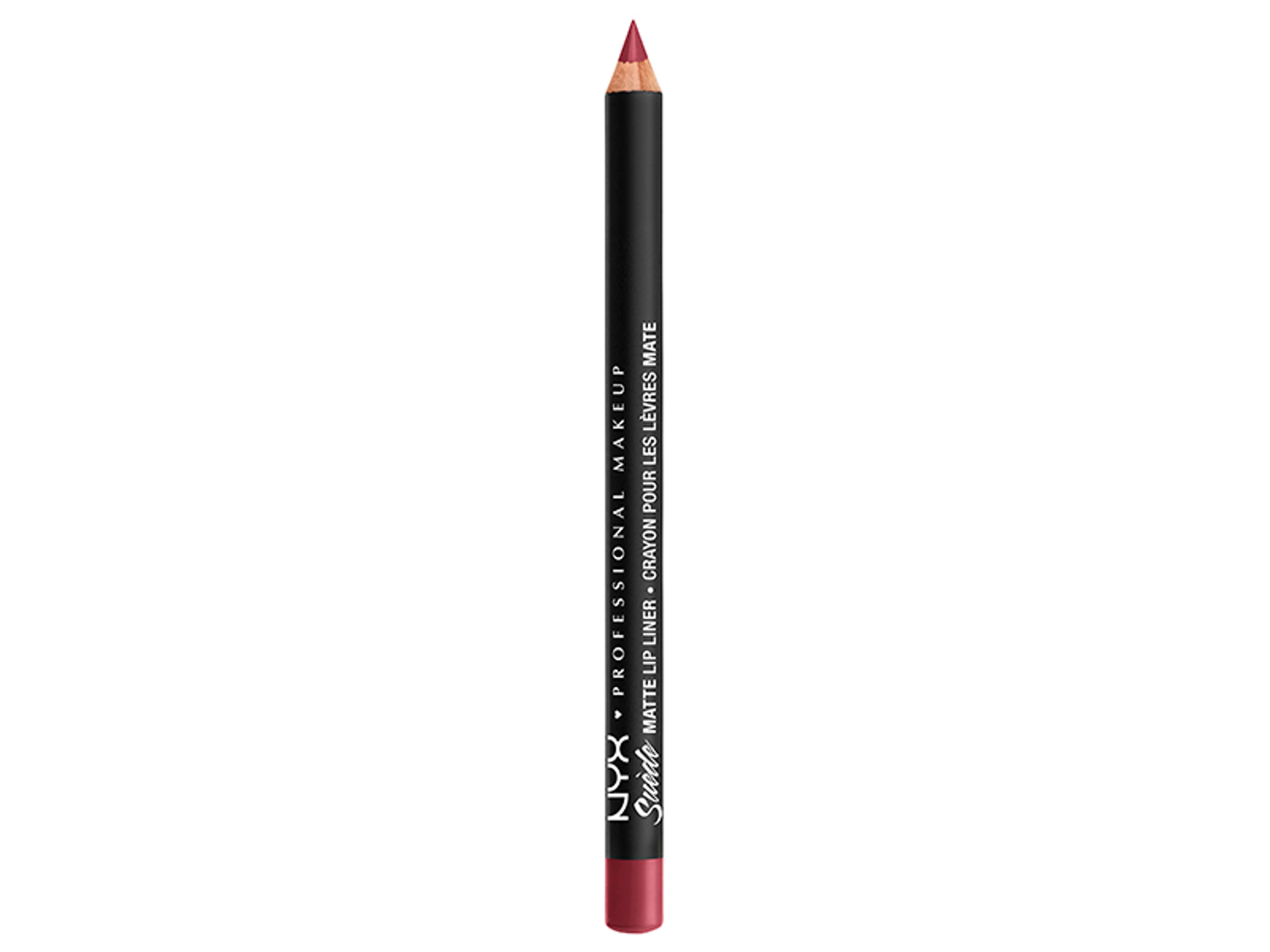 NYX Professional Makeup Suede Matte Lip Liner ajakkontúr ceruza, Cherry Skies - 1 db