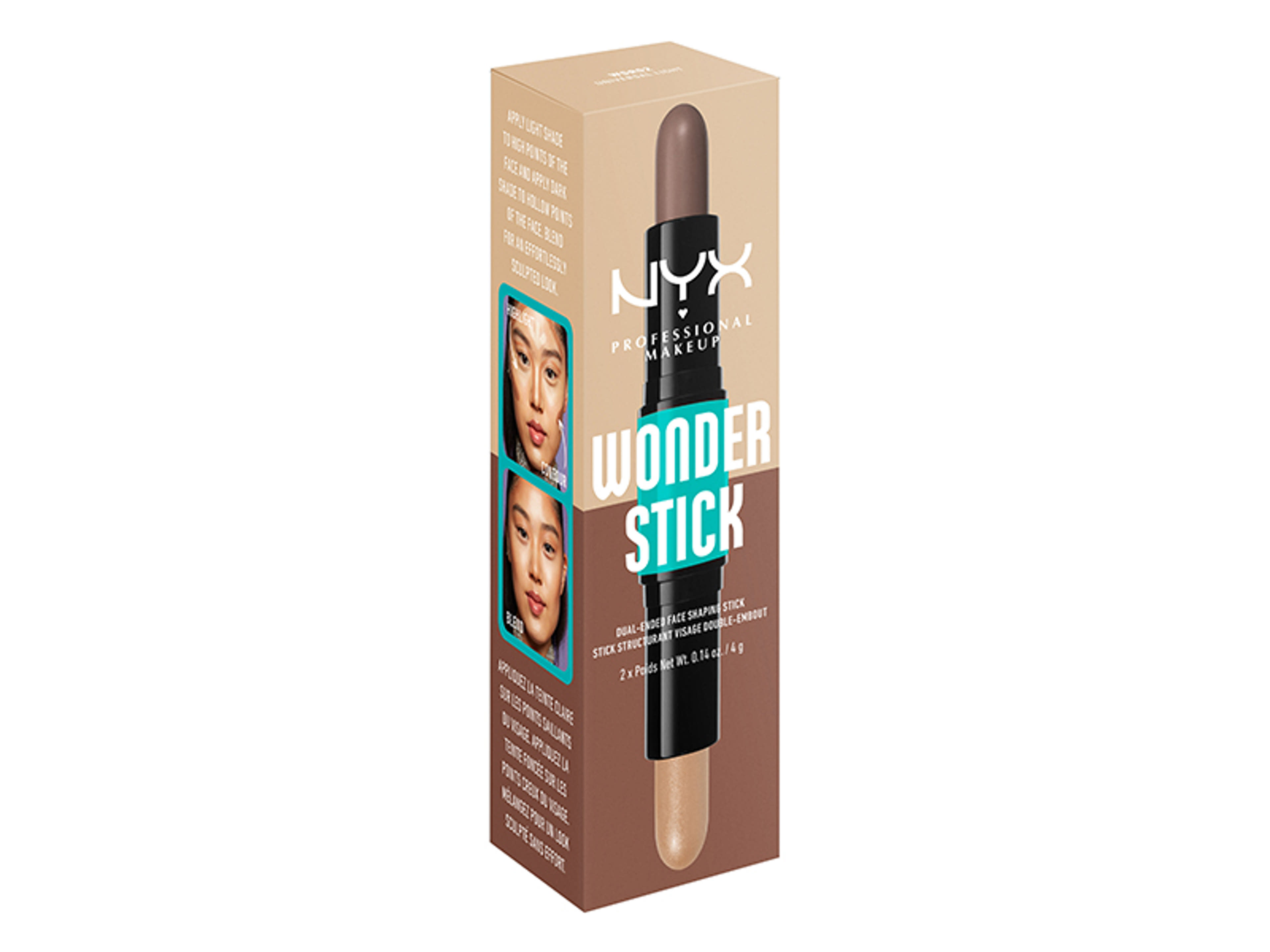 NYX Professional Makeup Wonder Stick arckontúr stick, Universal Light - 1 db