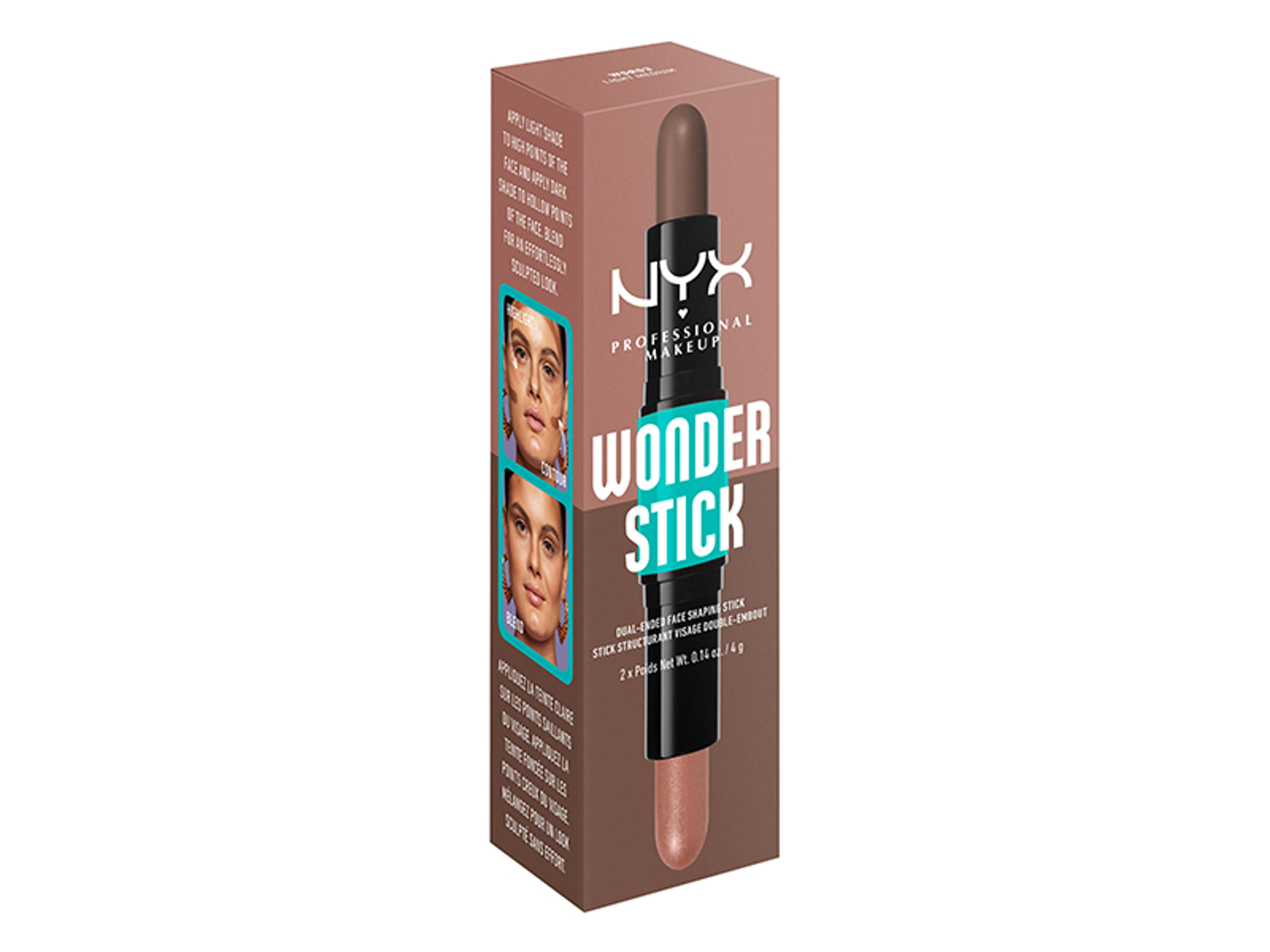 NYX Professional Makeup Wonder Stick arckontúr stick, Light Medium - 1 db-1