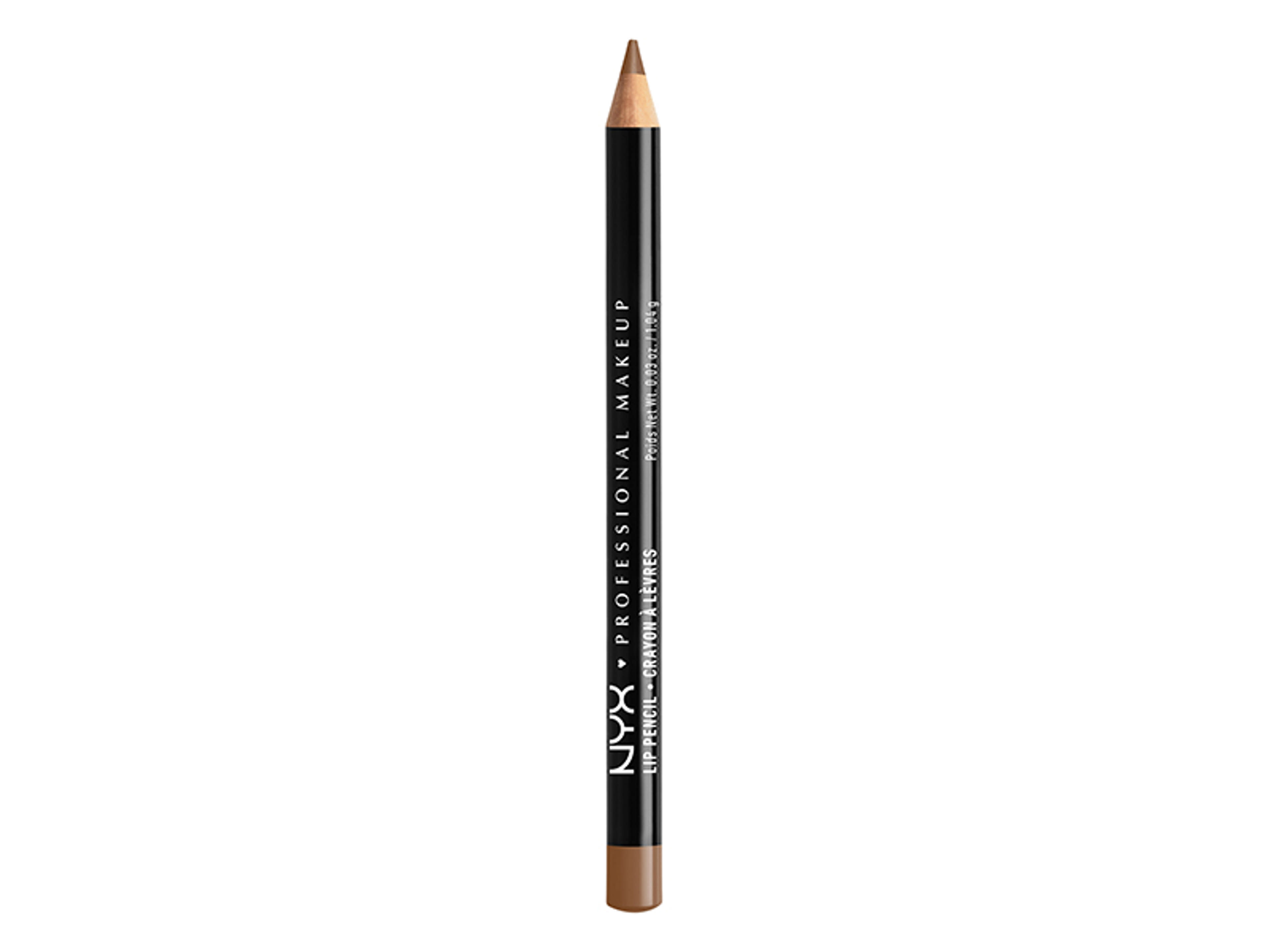 NYX Professional Makeup Slim Lip Pencil ajakkontúr ceruza, Brown - 1 db-1