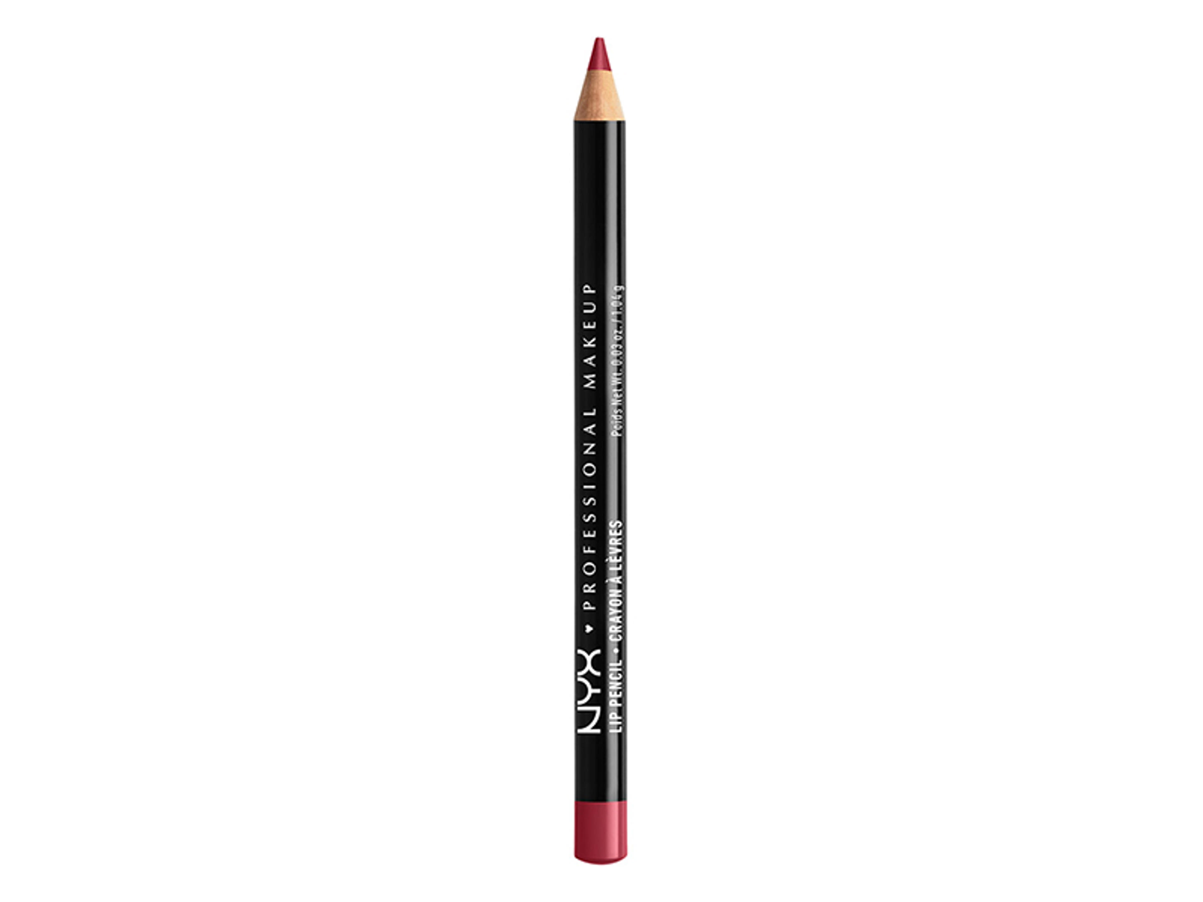NYX Professional Makeup Slim Lip Pencil ajakkontúr ceruza, Burgundy - 1 db-3