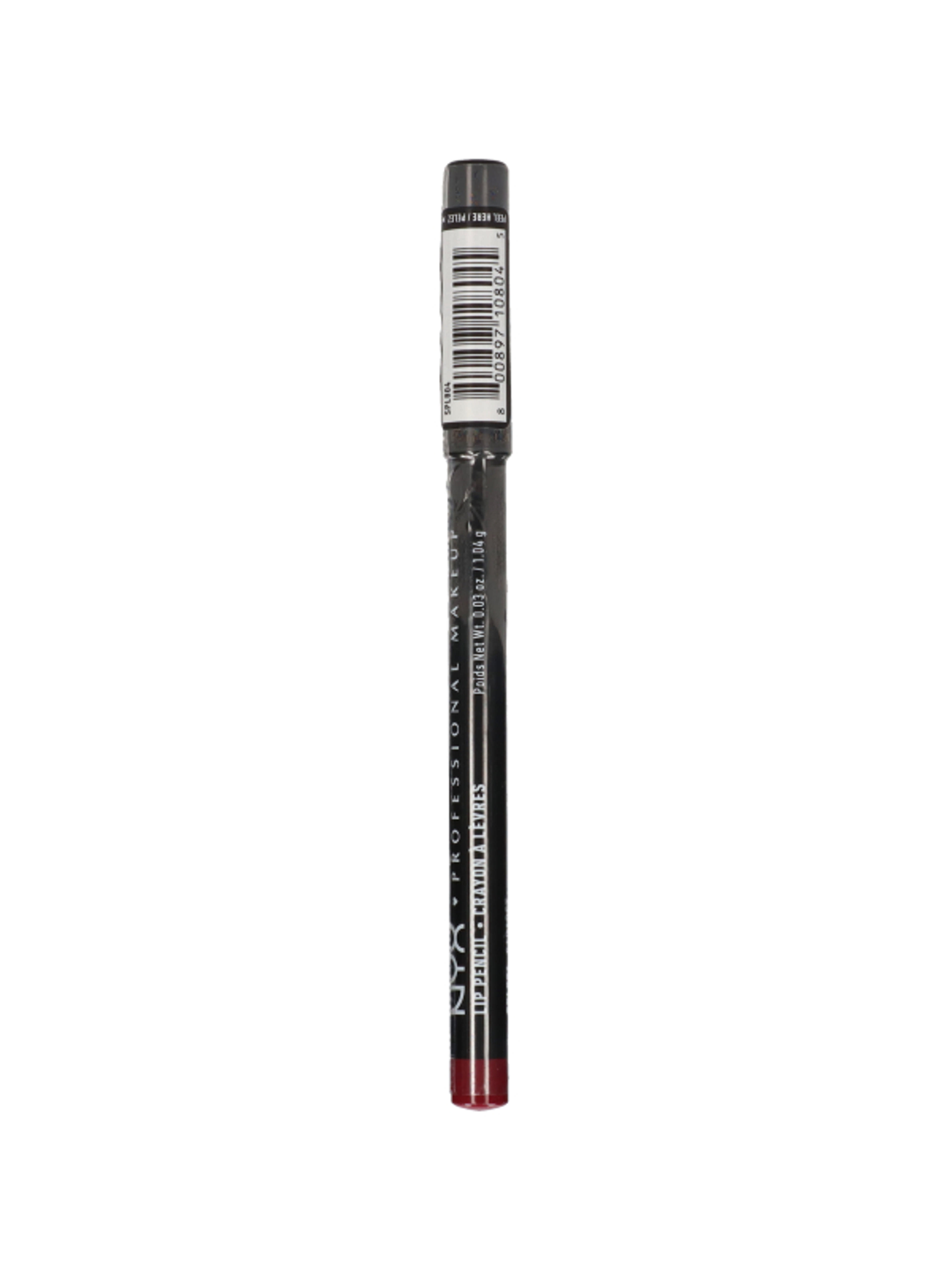 NYX Professional Makeup Slim Lip Pencil ajakkontúr ceruza, Cabaret - 1 db-7