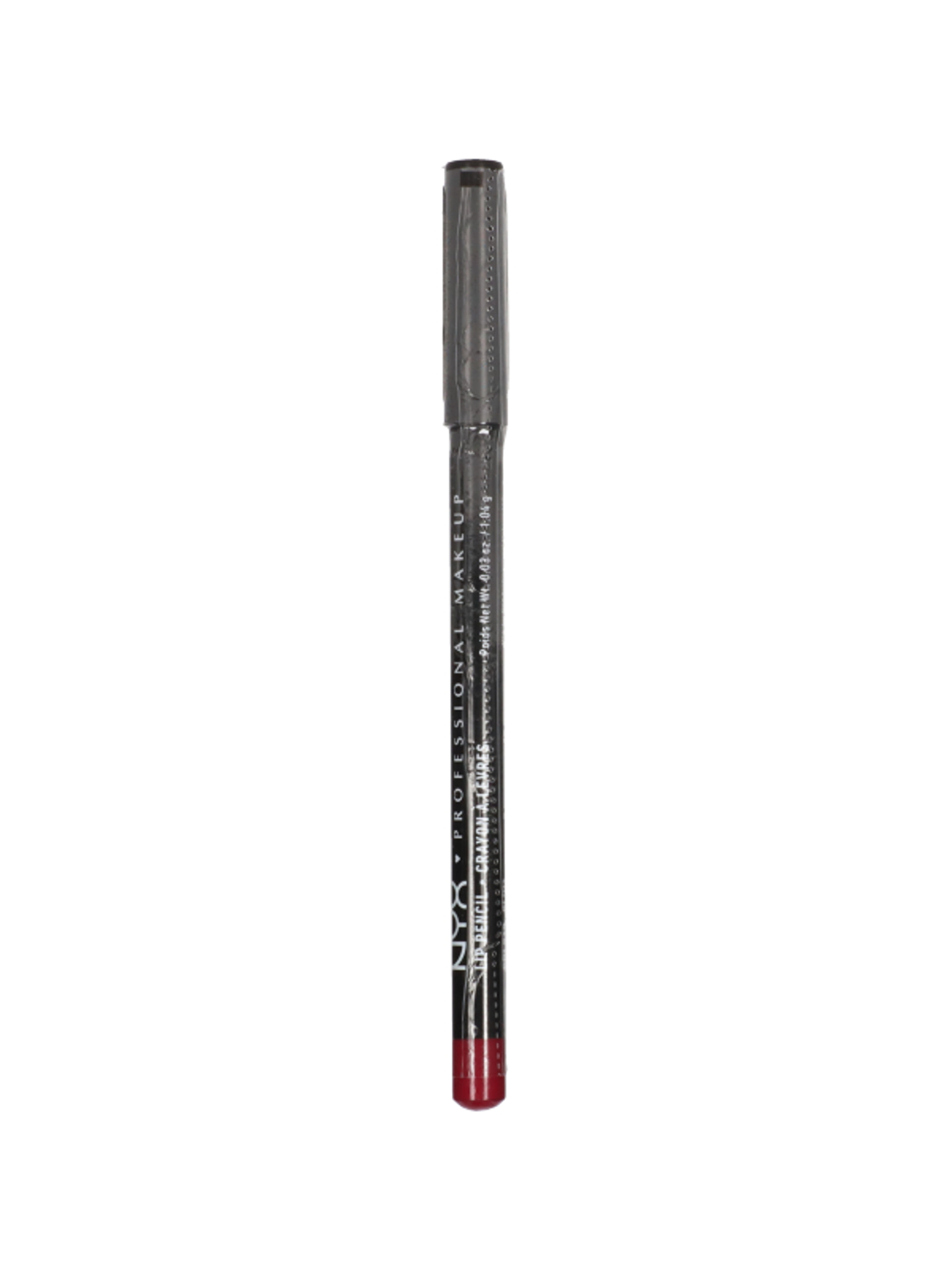 NYX Professional Makeup Slim Lip Pencil ajakkontúr ceruza, Plum - 1 db-5