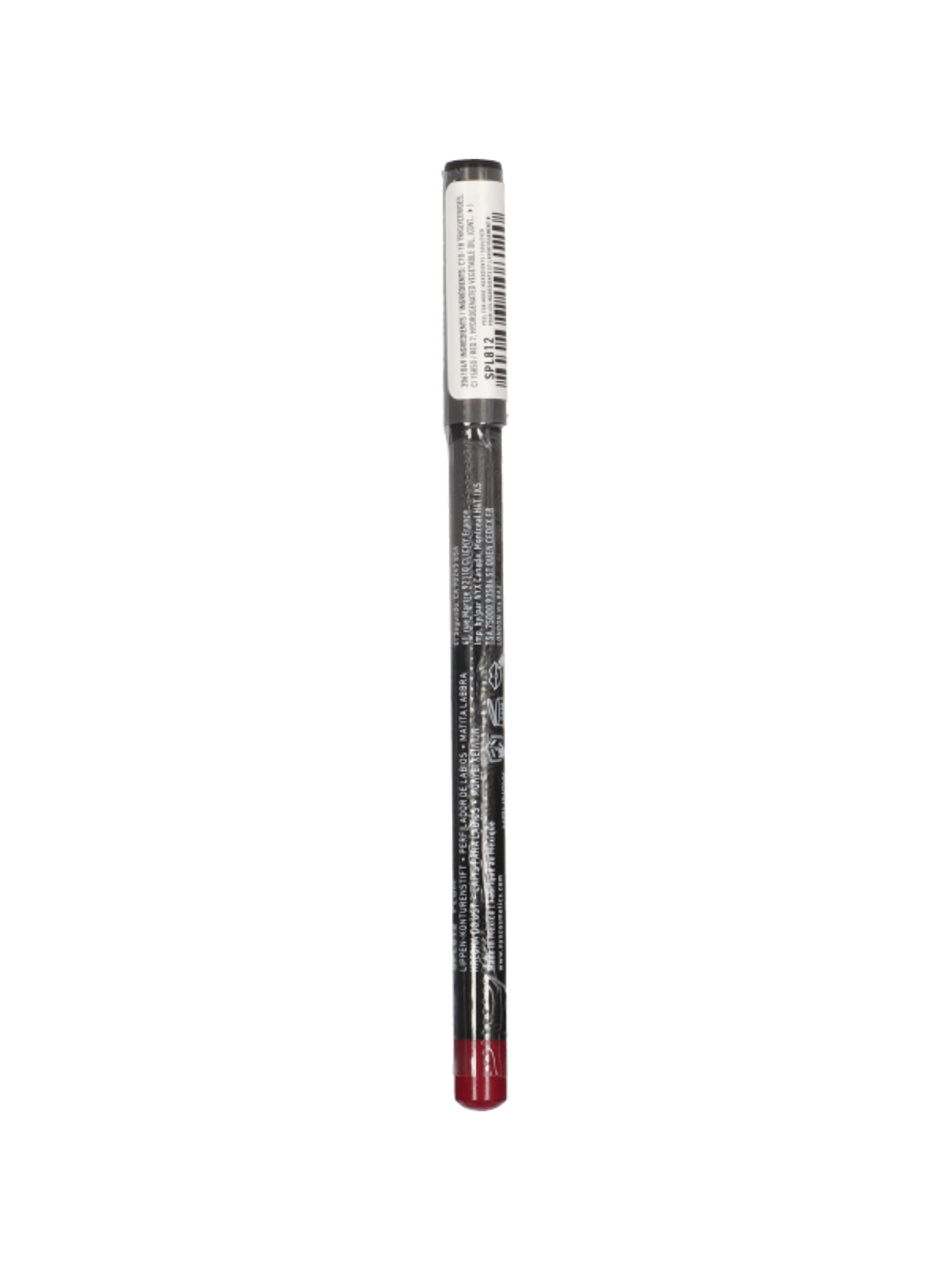 NYX Professional Makeup Slim Lip Pencil ajakkontúr ceruza, Plum - 1 db-6
