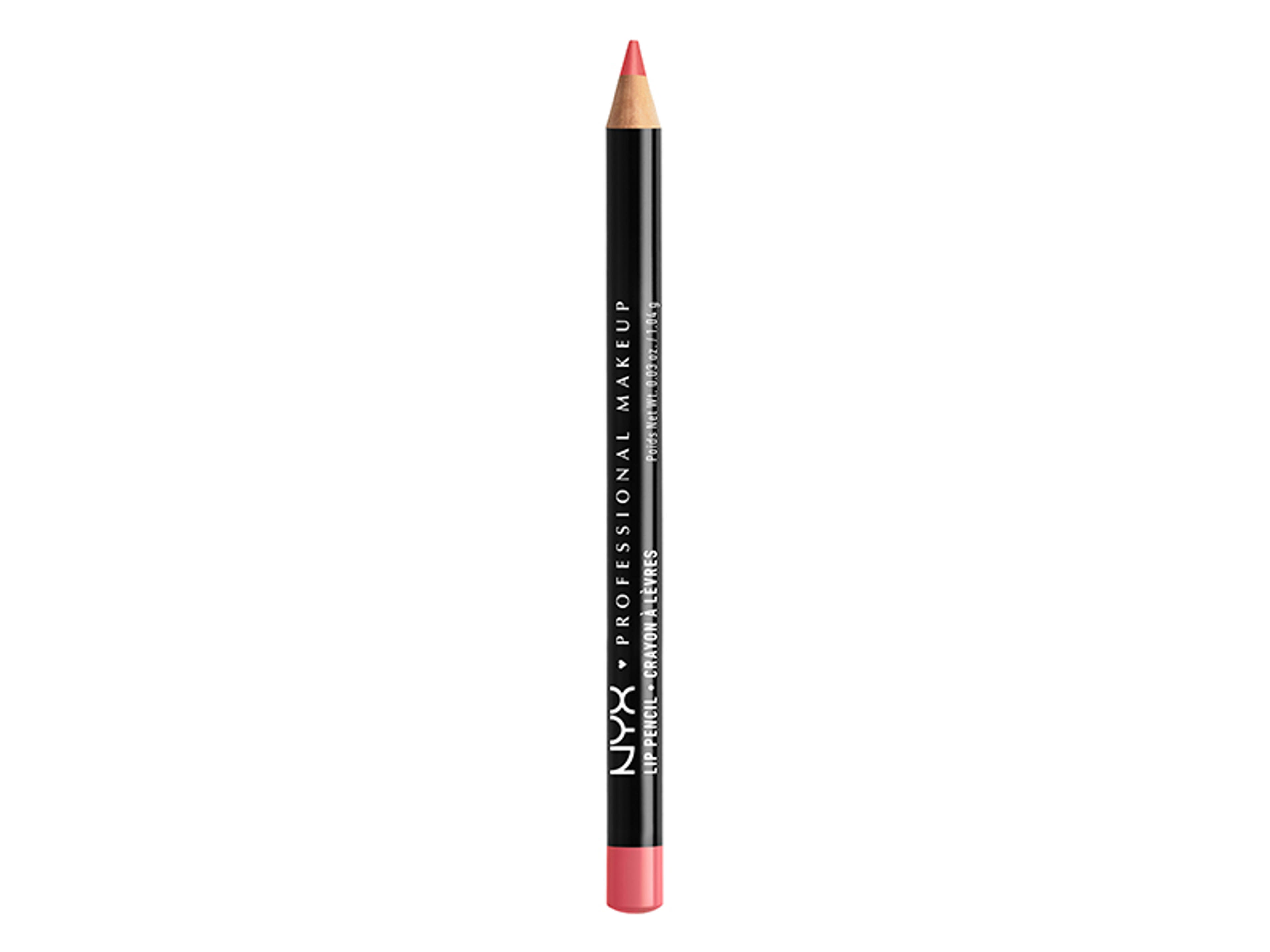 NYX Professional Makeup Slim Lip Pencil ajakkontúr ceruza, Hot Red - 1 db-2