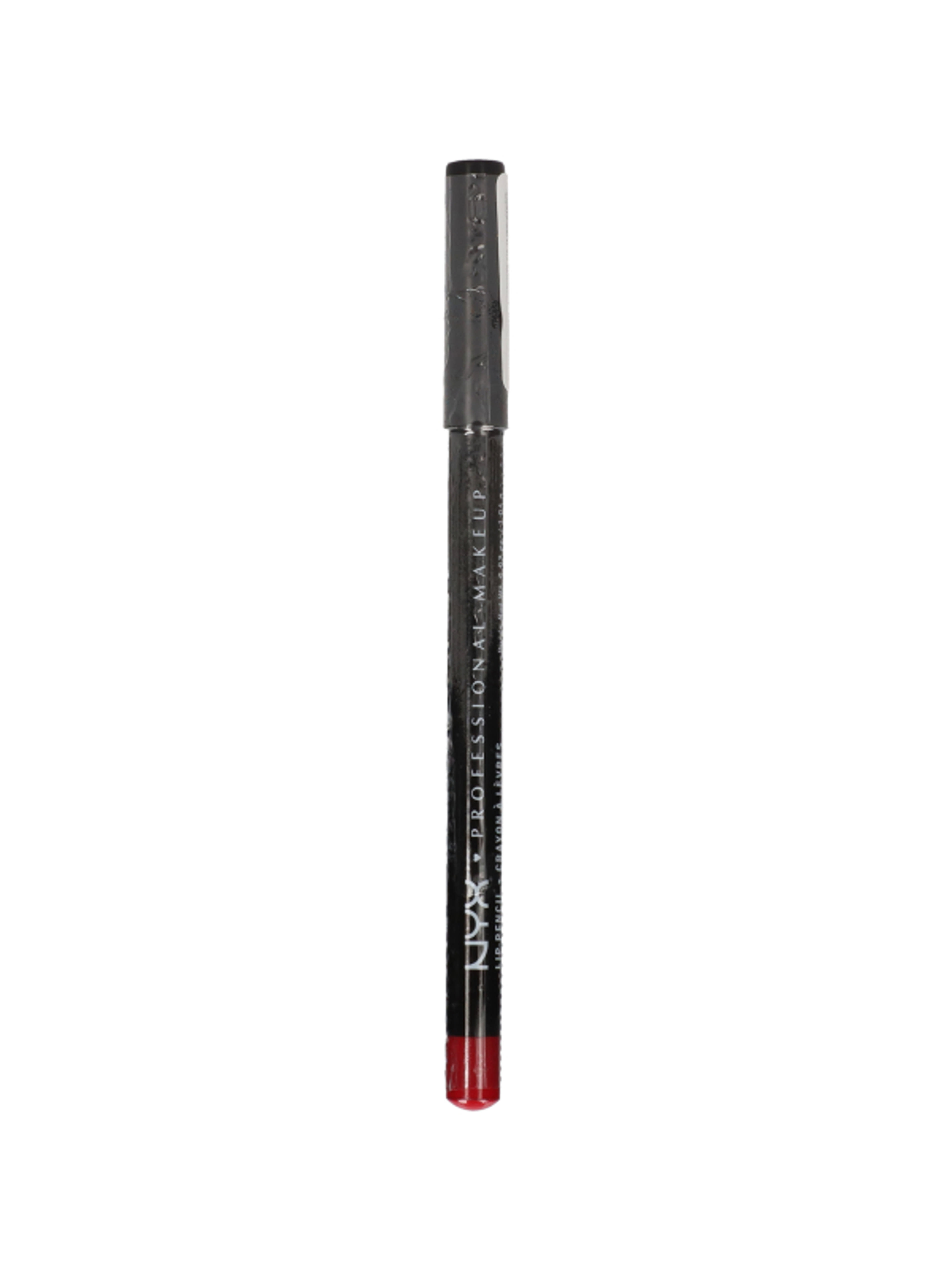NYX Professional Makeup Slim Lip Pencil ajakkontúr ceruza, Hot Red - 1 db-5