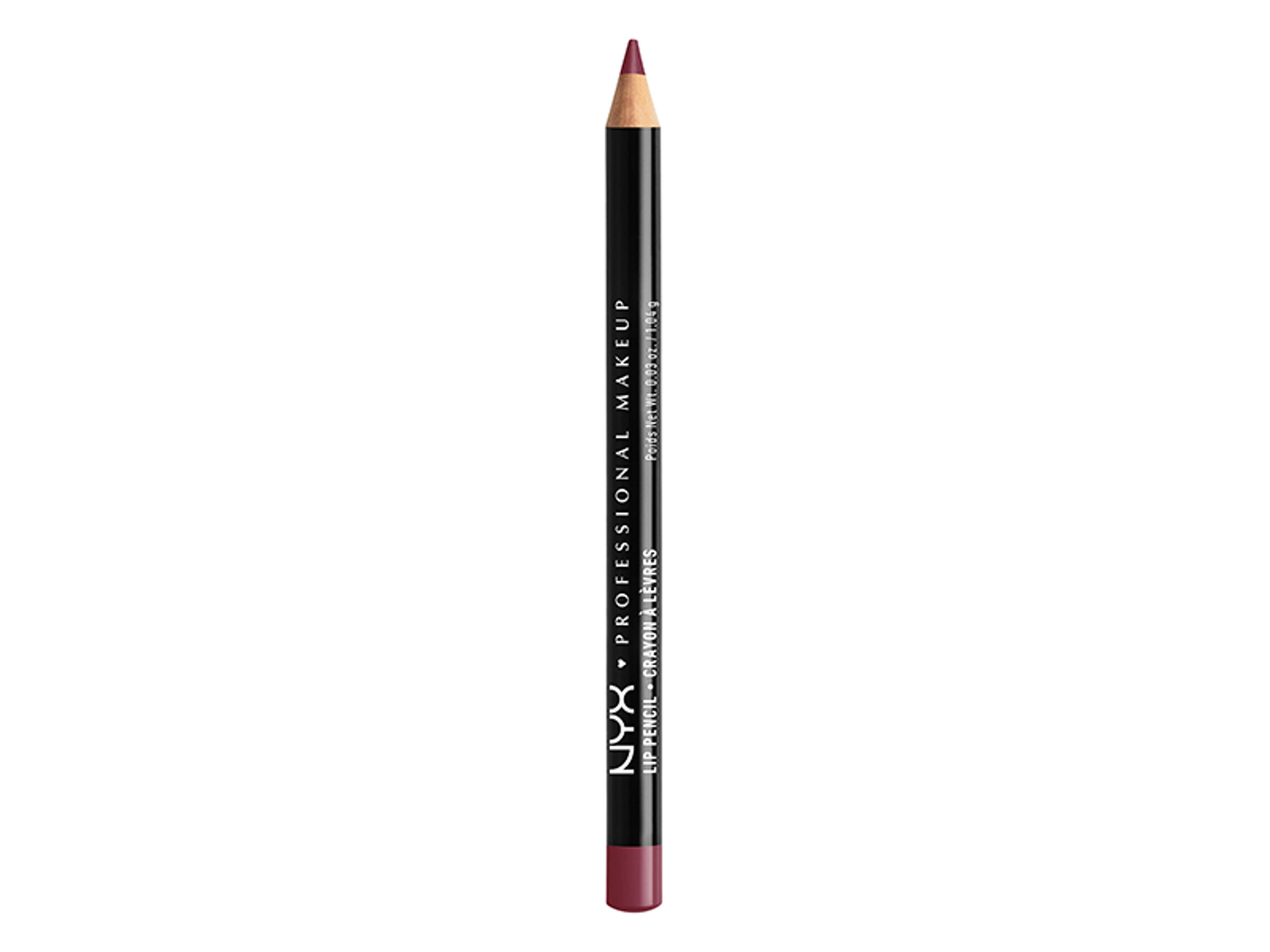 NYX Professional Makeup Slim Lip Pencil ajakkontúr ceruza, Prune - 1 db-1