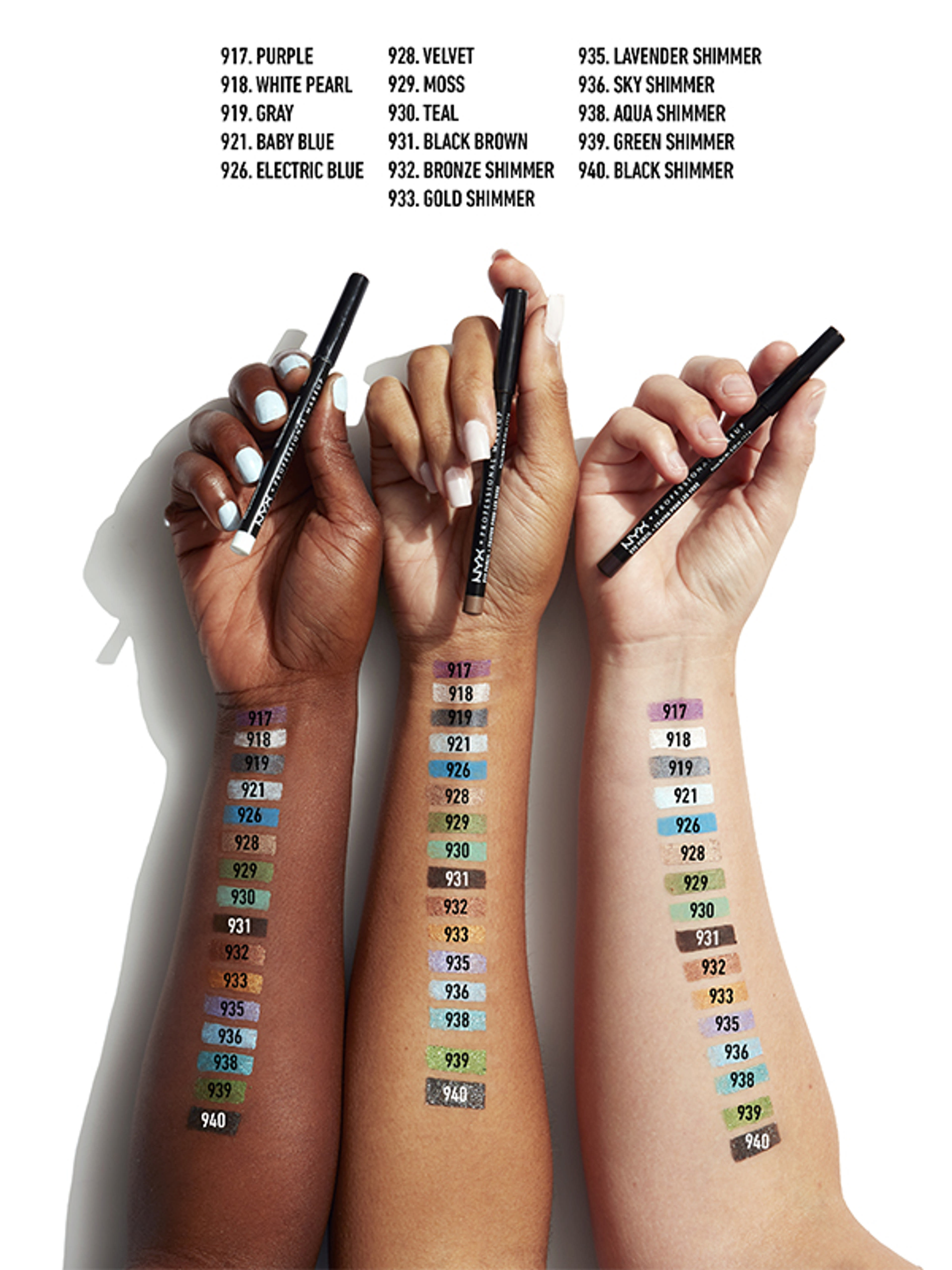 NYX Professional Makeup Slim Eye Pencil szemceruza /Cafe - 1 db-6