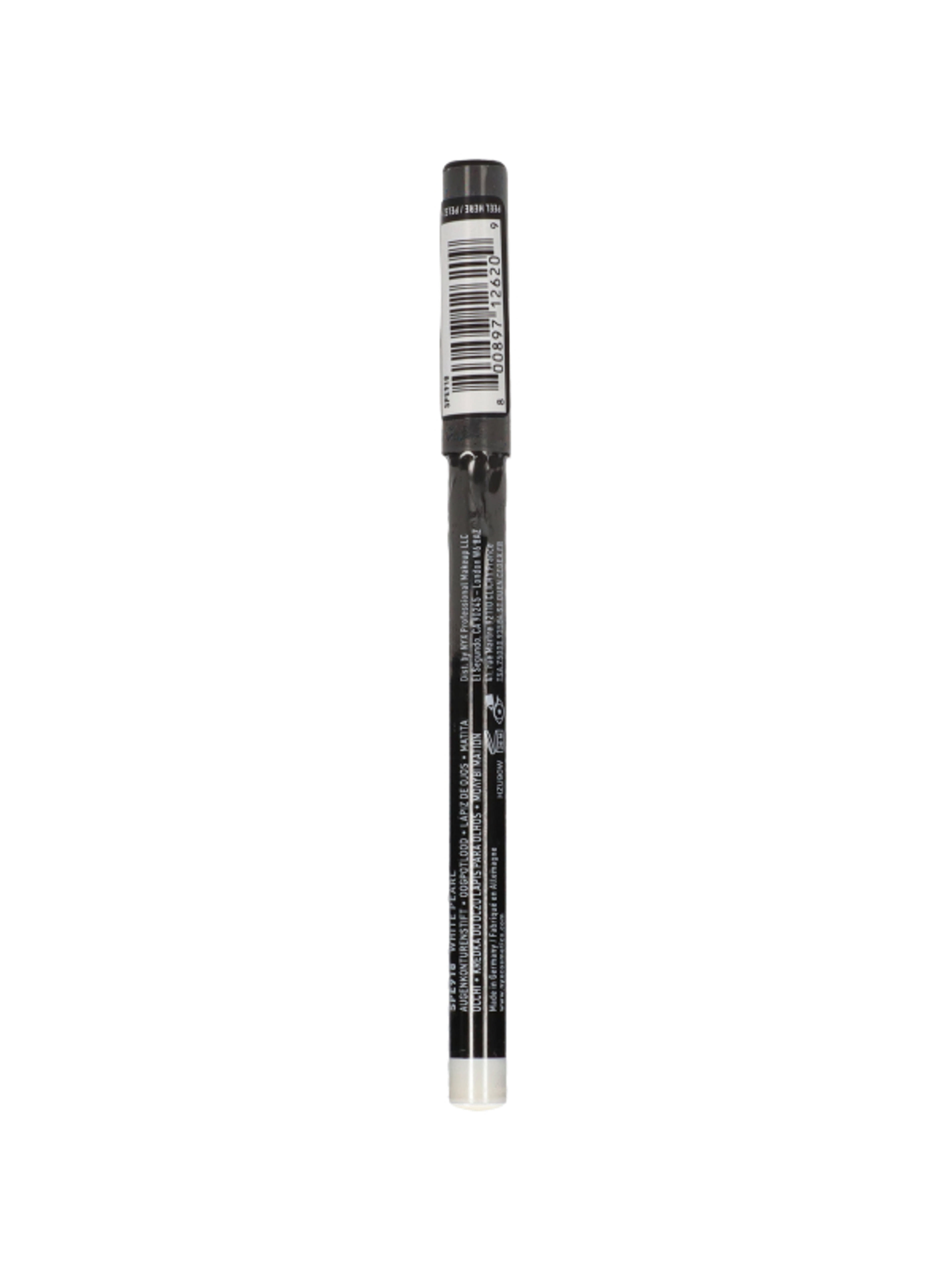 NYX Professional Makeup Slim Eye Pencil szemceruza, White Pearl - 1 db-6
