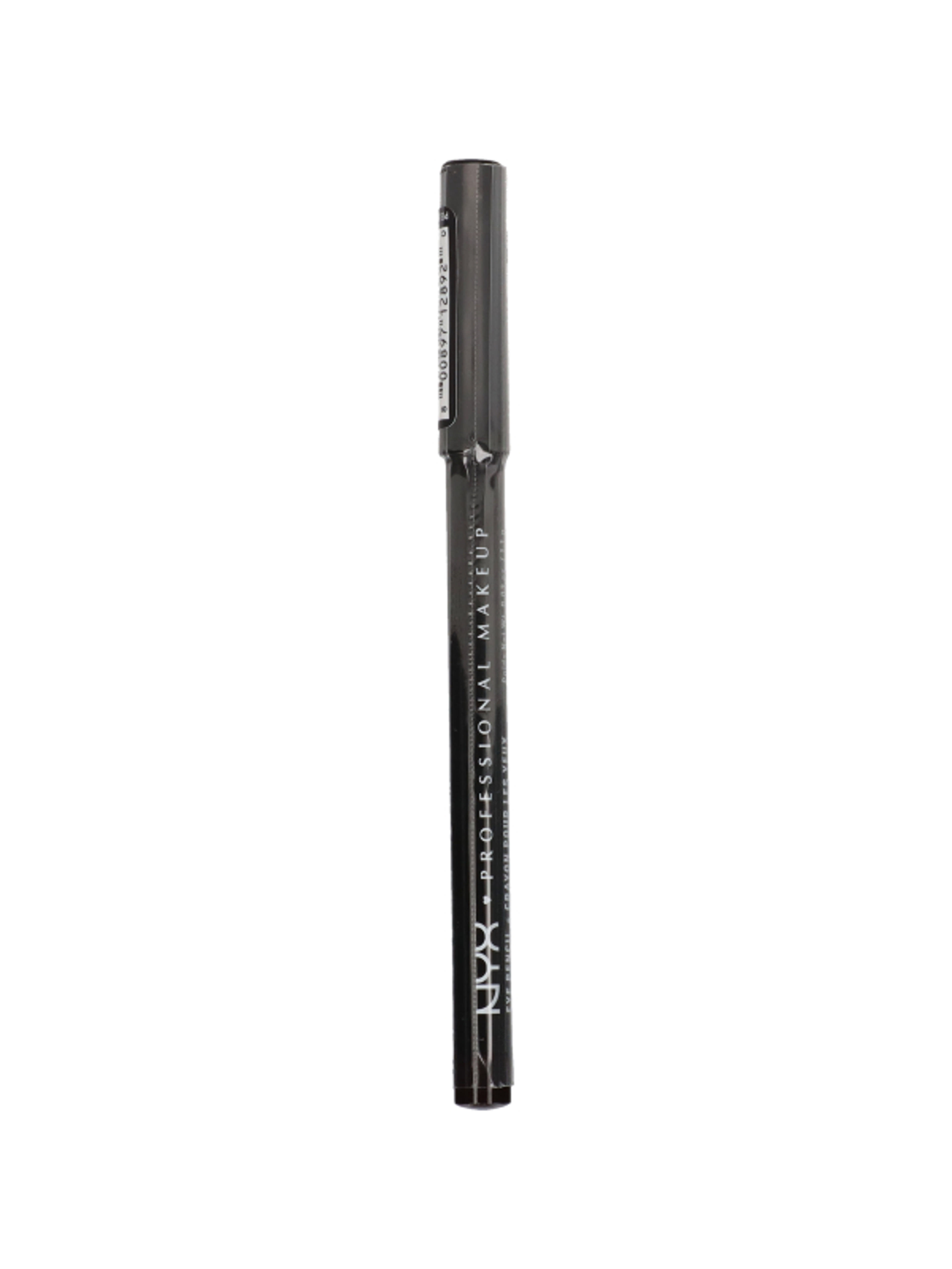 NYX Professional Makeup Slim Eye Pencil szemceruza, Black Brown - 1 db-5