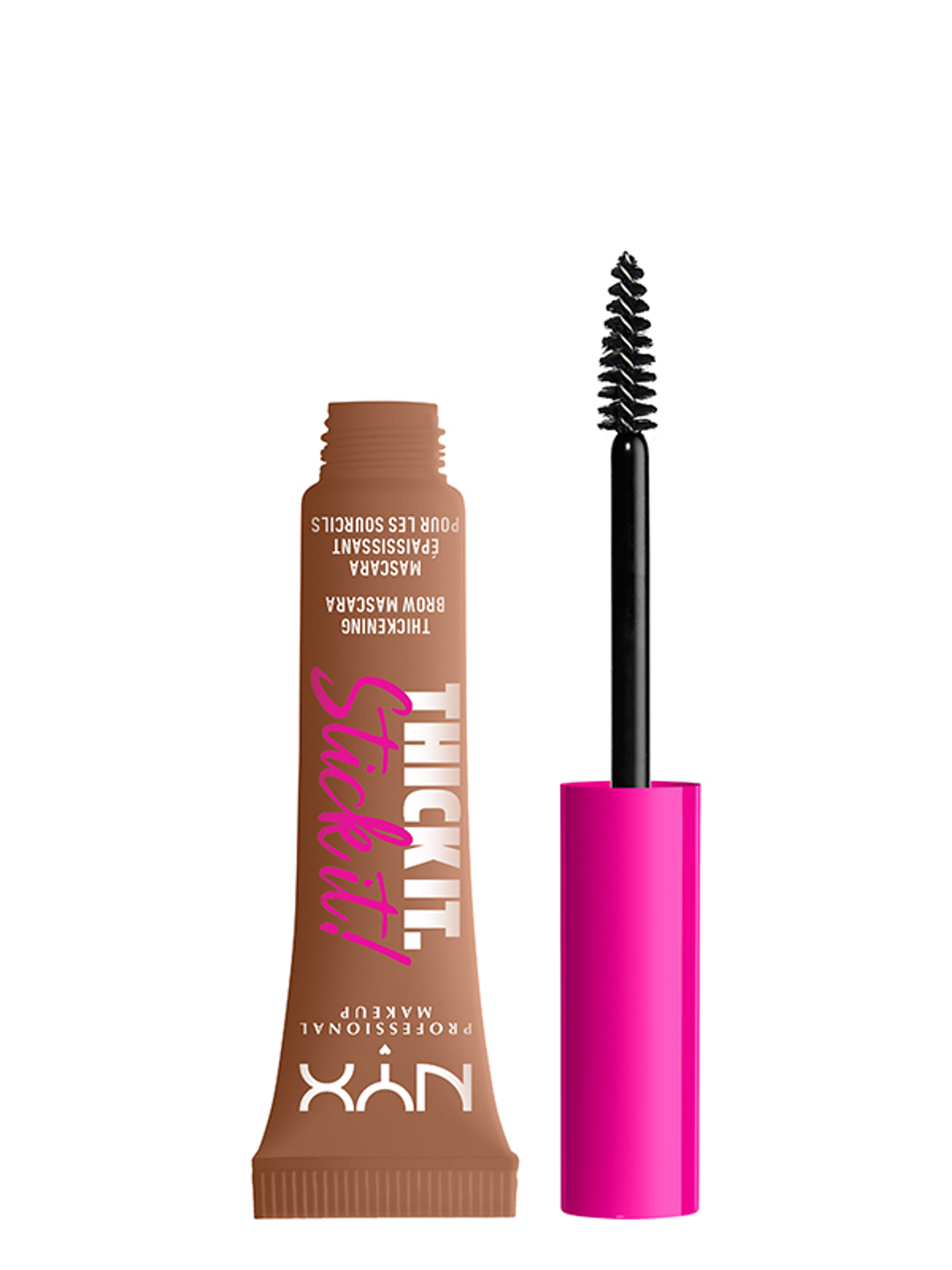 NYX Professional Makeup Thick it Stick It Brow Mascara szemöldök /Auburn - 1 db-2