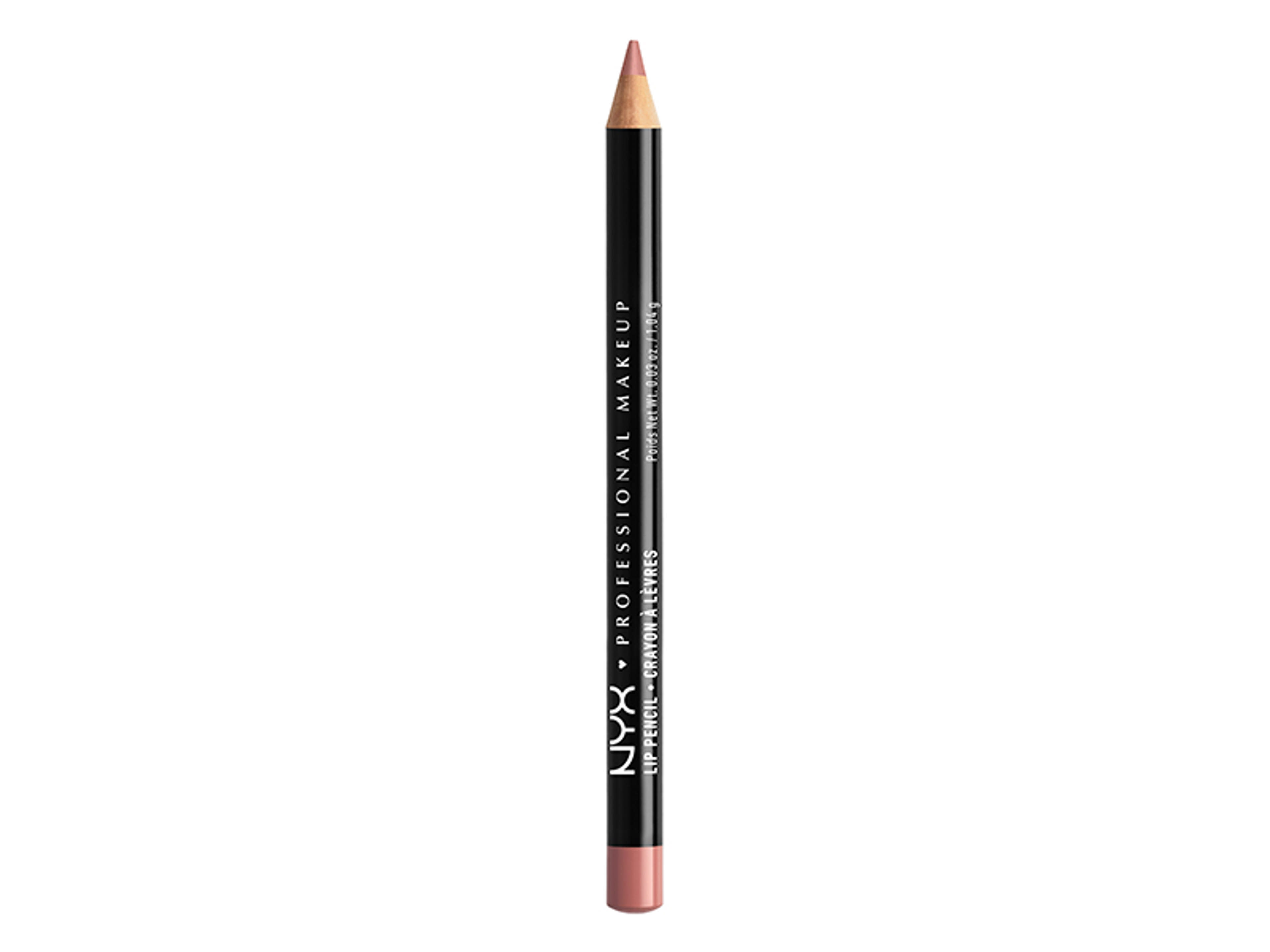NYX Professional Makeup Slim Lip Pencil ajakkontúr ceruza, Nude Pink - 1 db