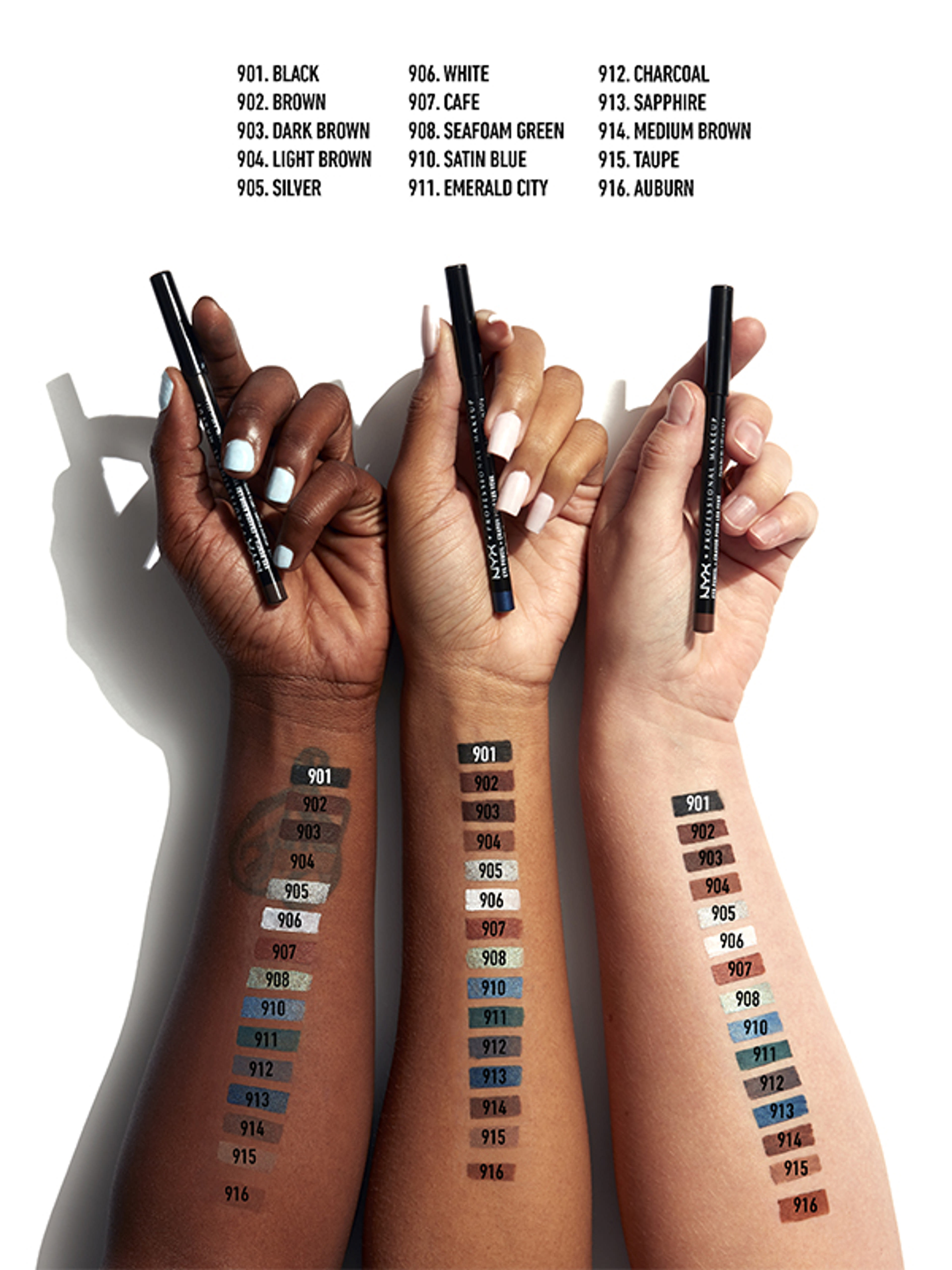NYX Professional Makeup Slim Eye Pencil szemceruza /Lavender Shimm - 1 db-3