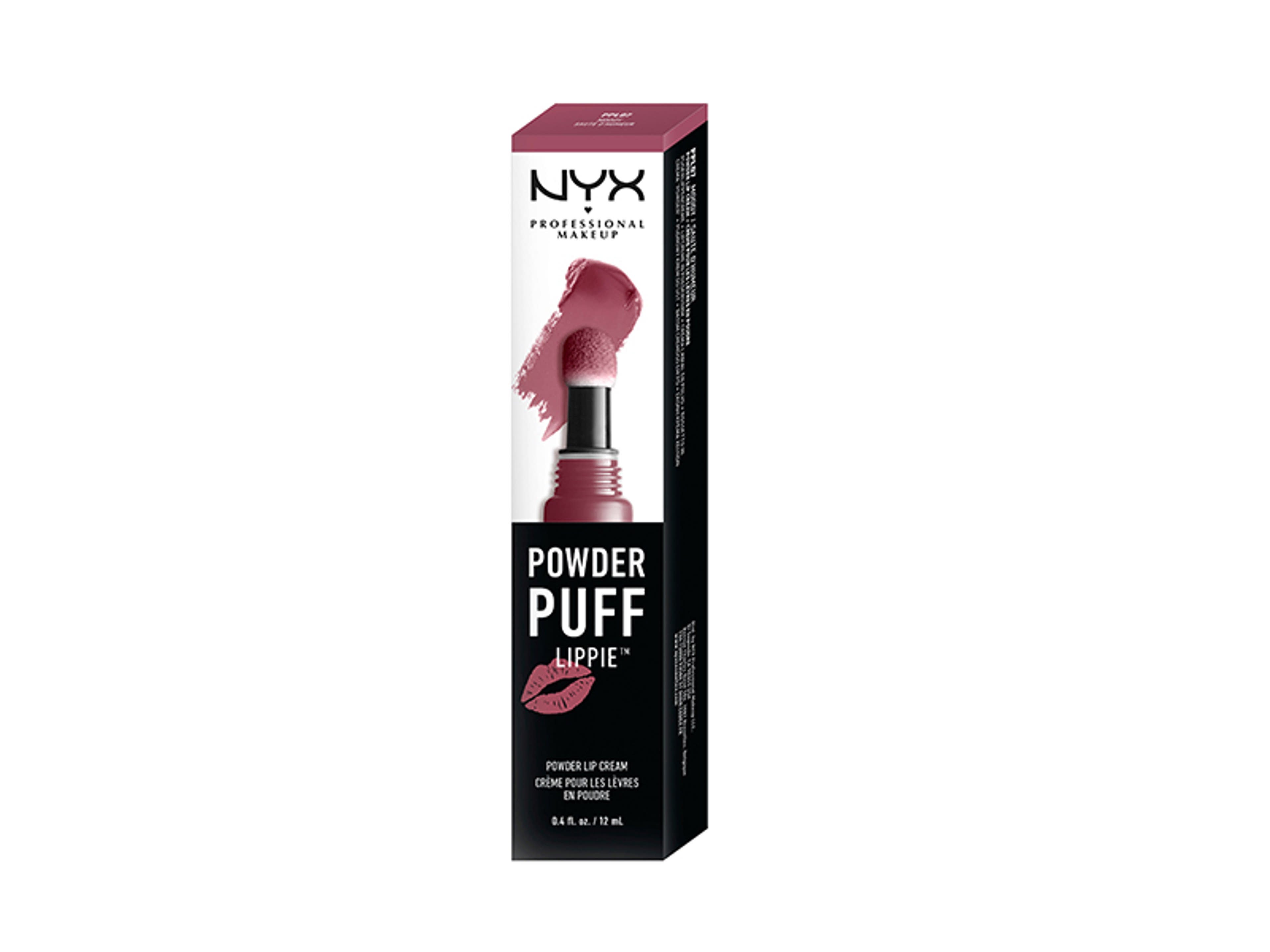 NYX Professional Makeup Powder Puff Lippie Lip Cream ajakrúzs, Moody - 1 db