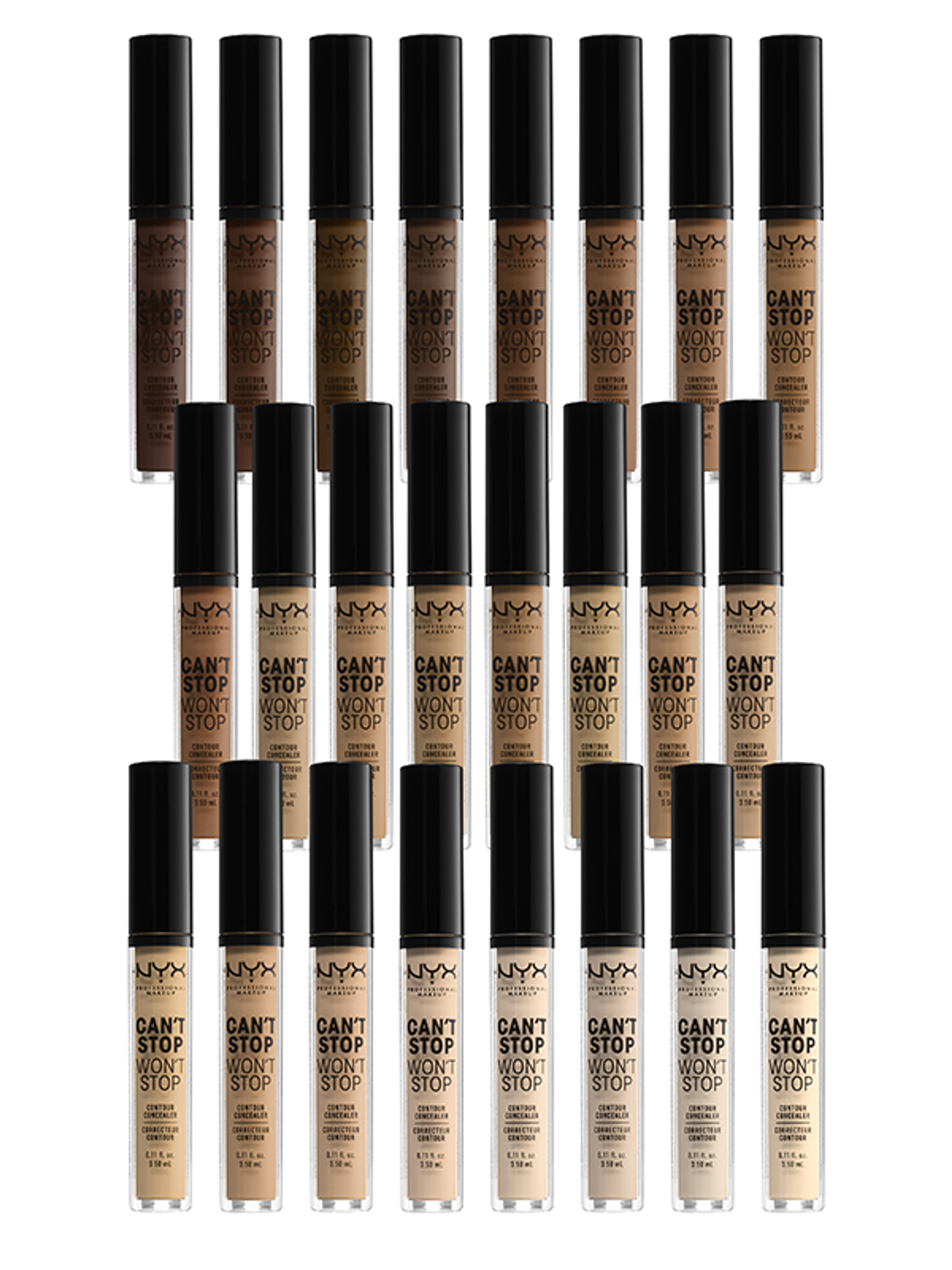 NYX Professional Makeup Can't Stop Won't Stop 24H korrektor /Deep Espresso - 1 db-6