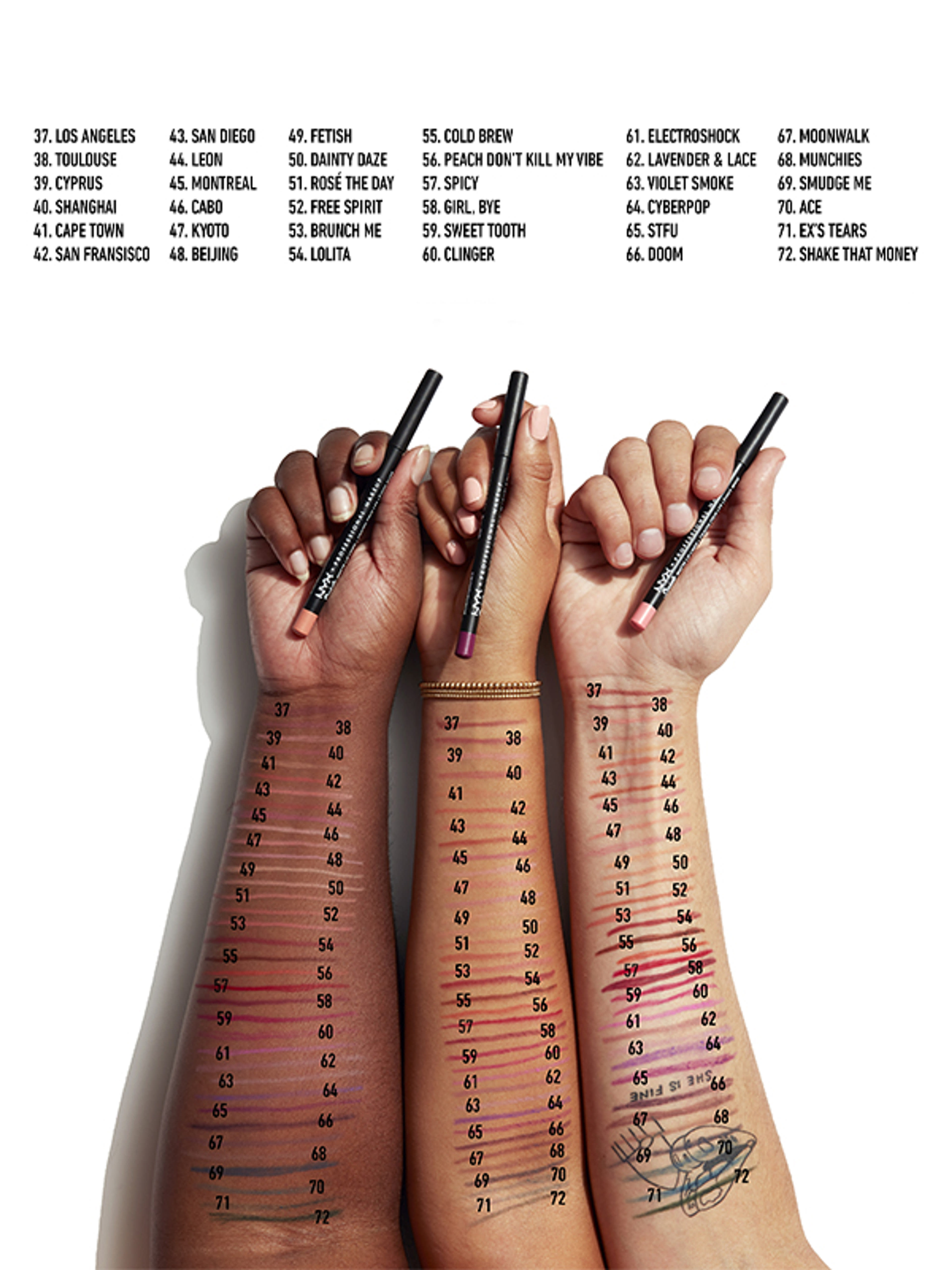 NYX Professional Makeup Suede Matte ajakceruza /Sweet Tooth - 1 db-4