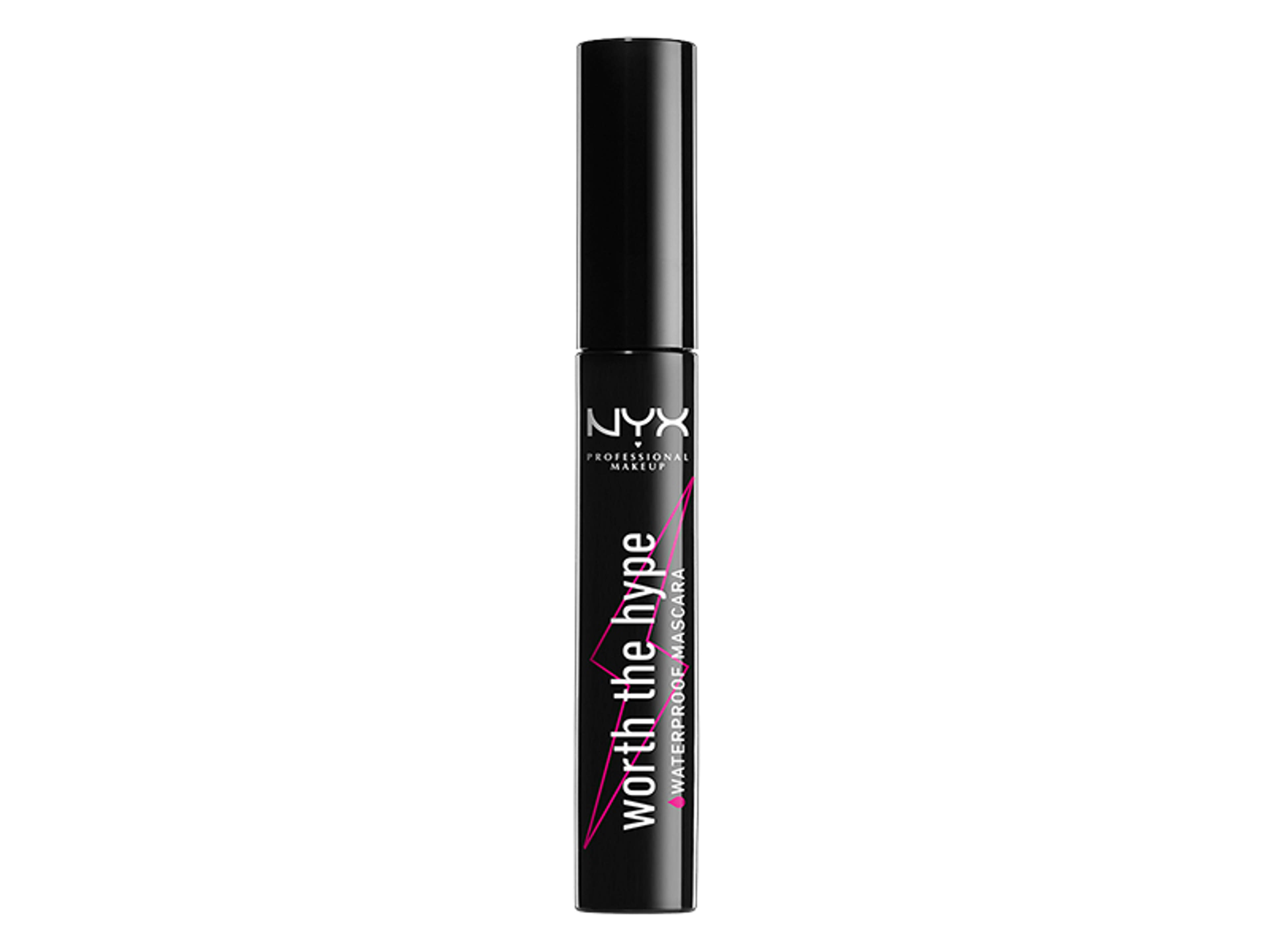 NYX Professional Makeup Worth The Hype Waterproof Mascara vízálló szempillaspirál, Black - 1 db-2