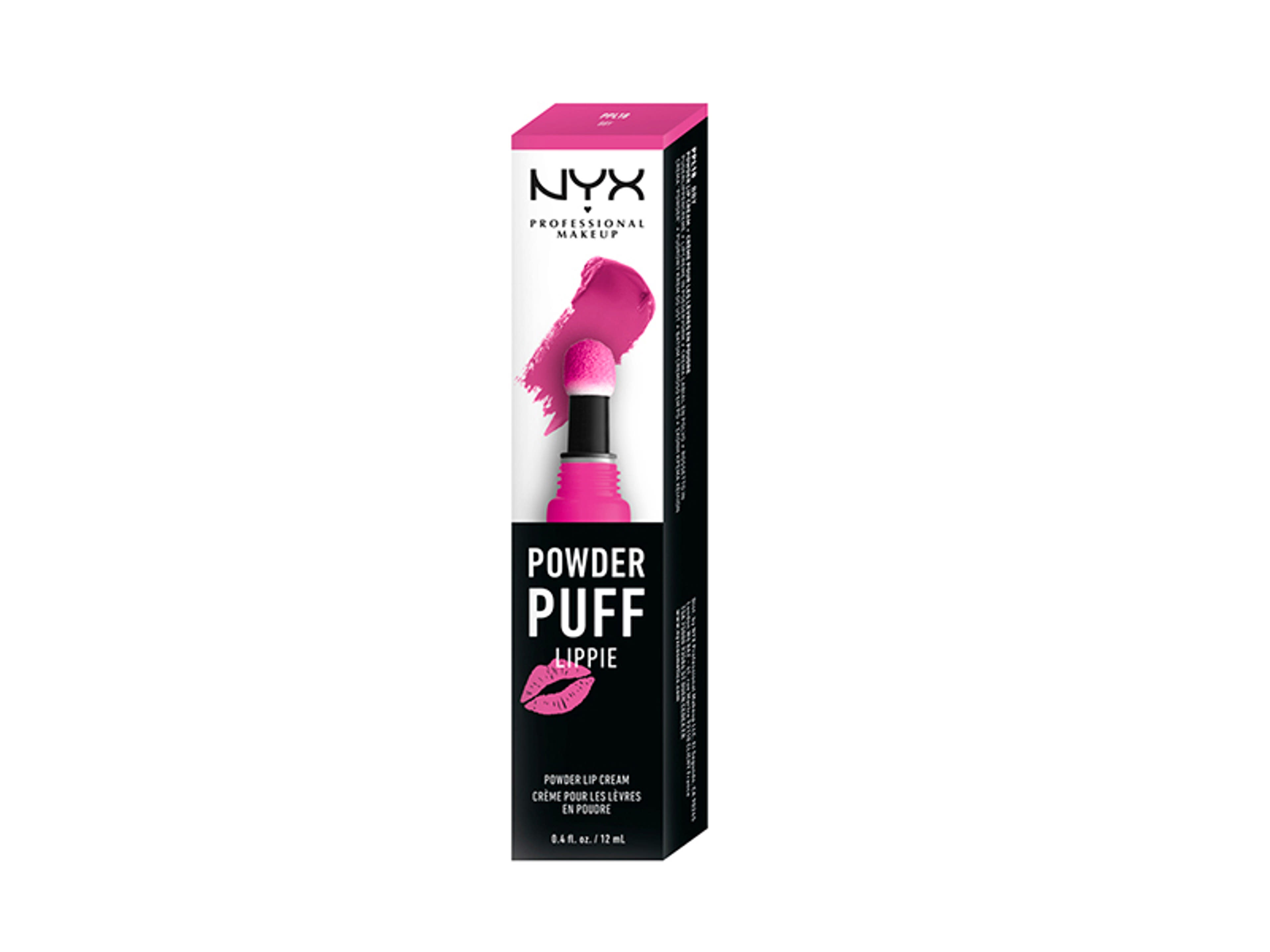 NYX Professional Makeup Powder Puff Lippie Lip Cream ajakrúzs, BBY - 1 db