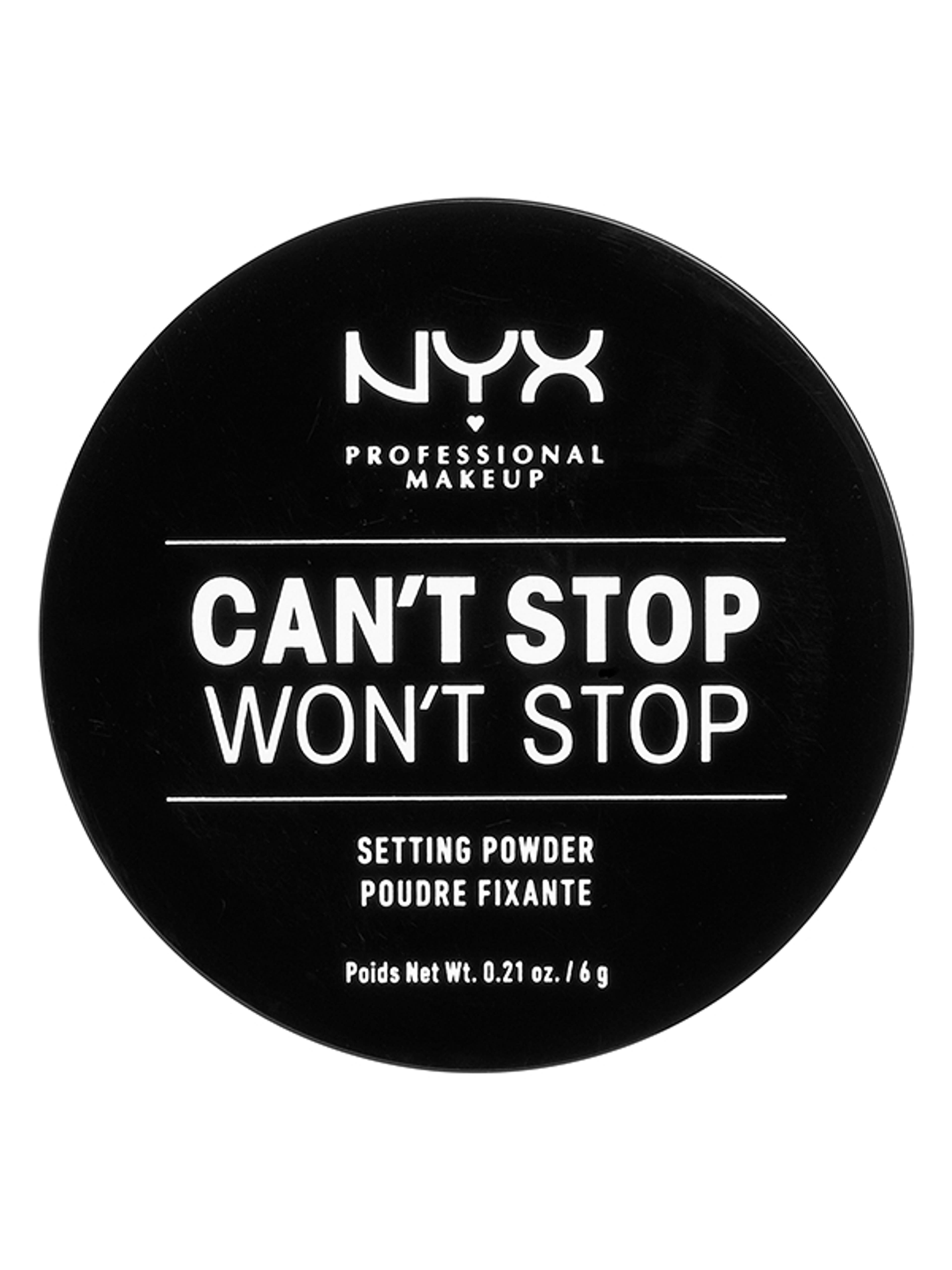 NYX Professional Makeup Can't Stop Won't Stop púder /light - 1 db-1