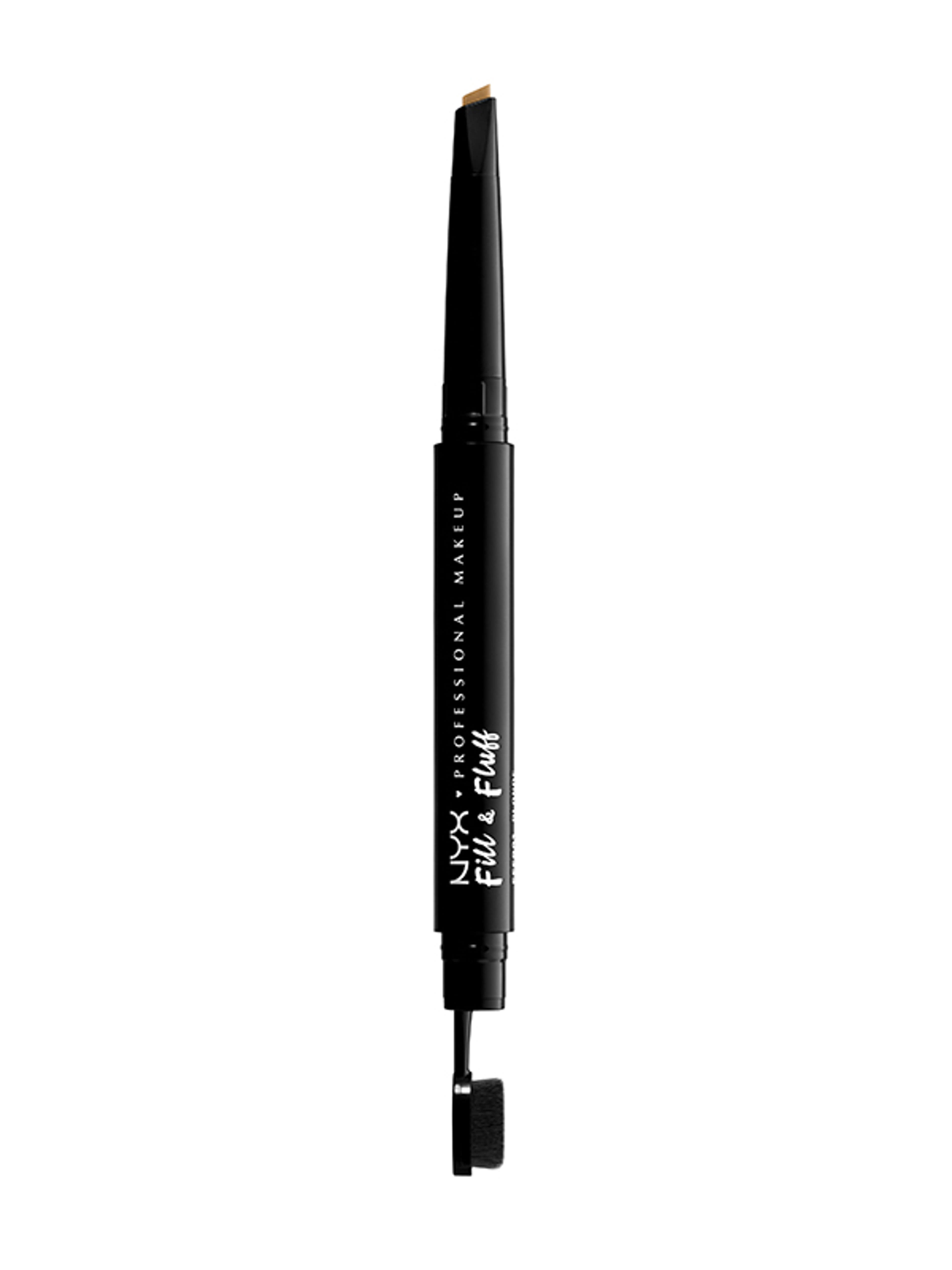 NYX Professional Makeup Fill & Fluff Eyebrow Pomade Pencil szemöldök ceruza /Fluff Blonde - 1 db-3