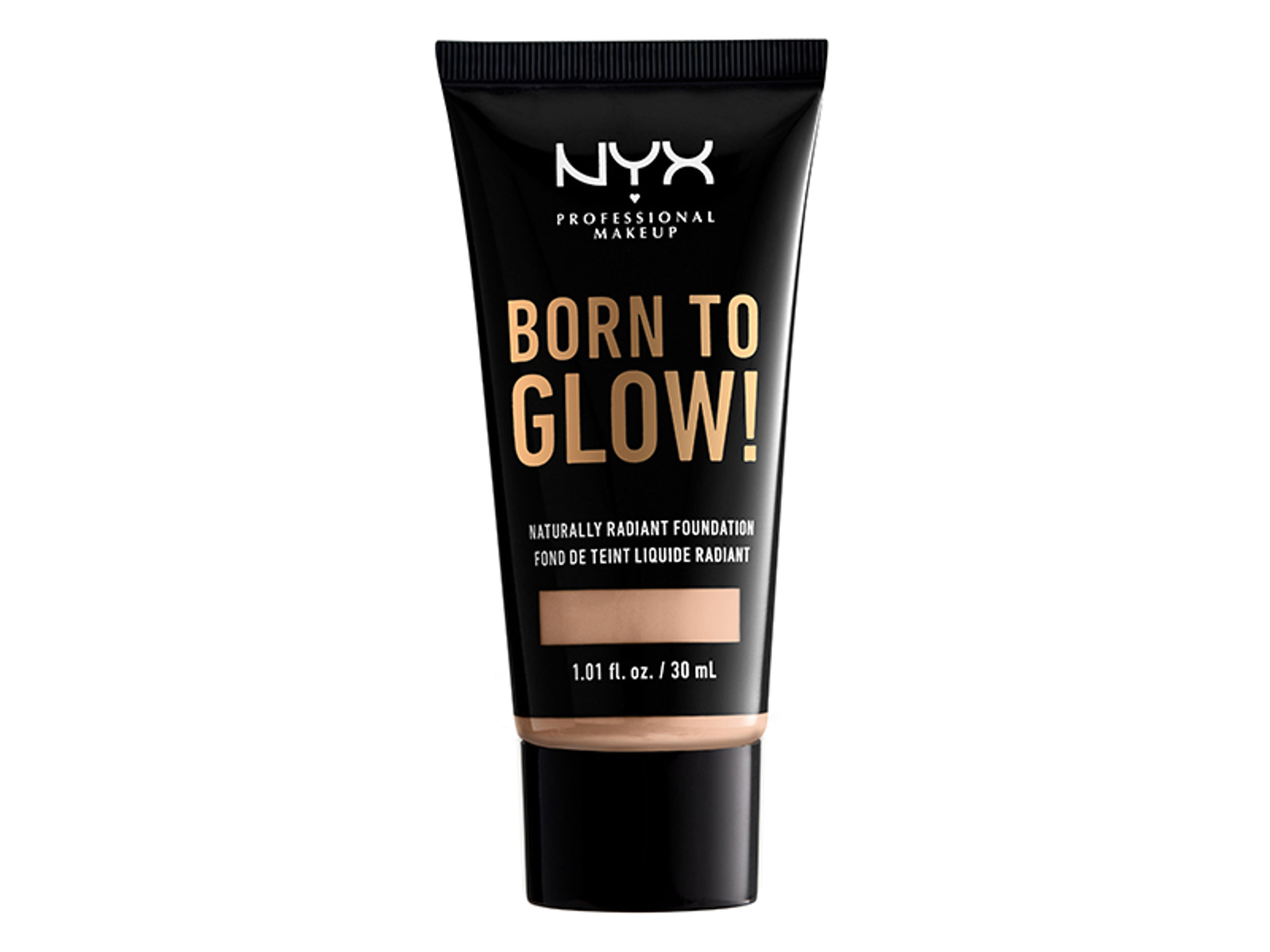 NYX Professional Makeup Born To Glow! Naturally Radiant Foundation alapozó, Light - 30 ml-1