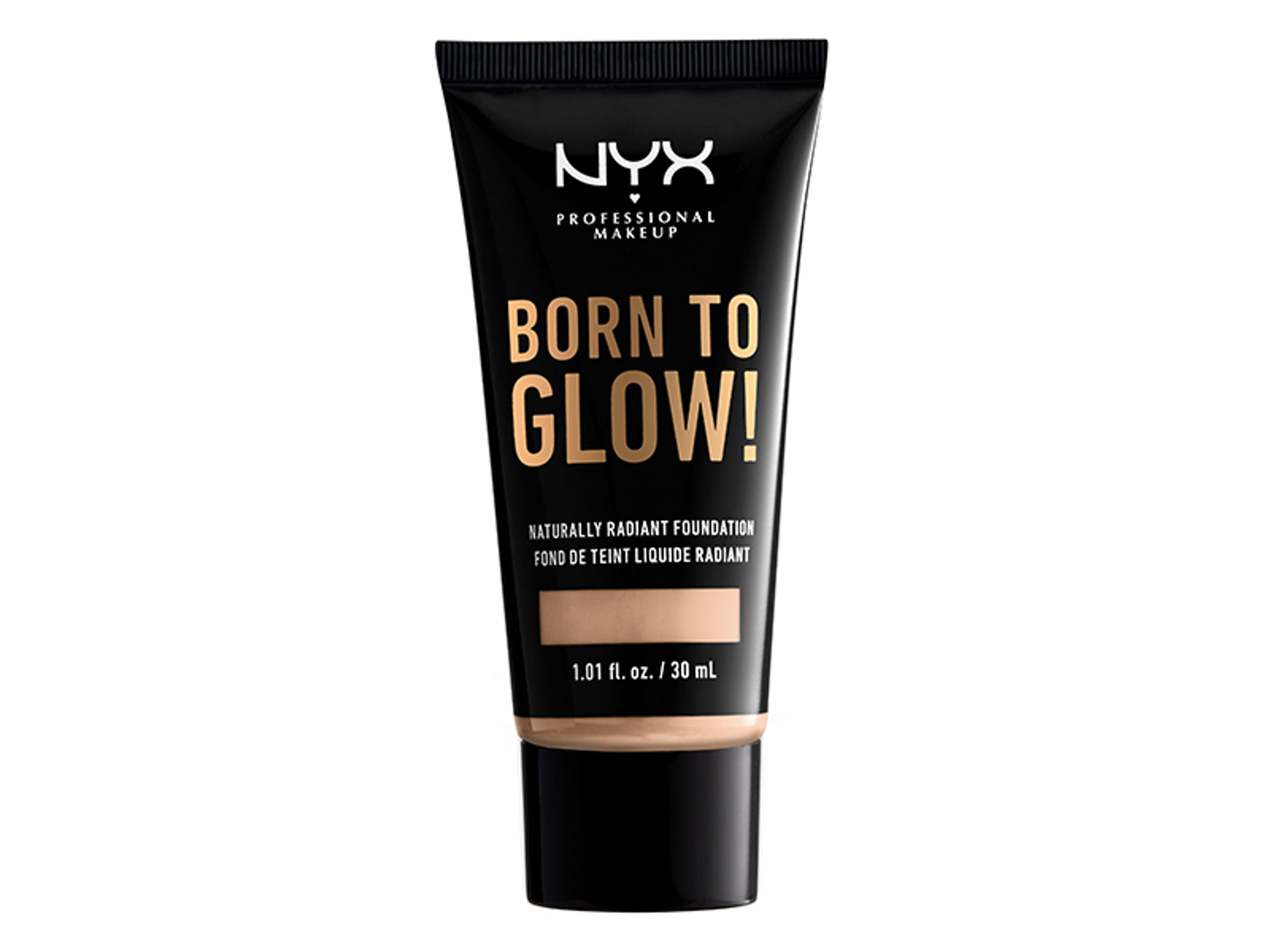 NYX Professional Makeup Born To Glow! Naturally Radiant Foundation alapozó, Vanilla - 30 ml