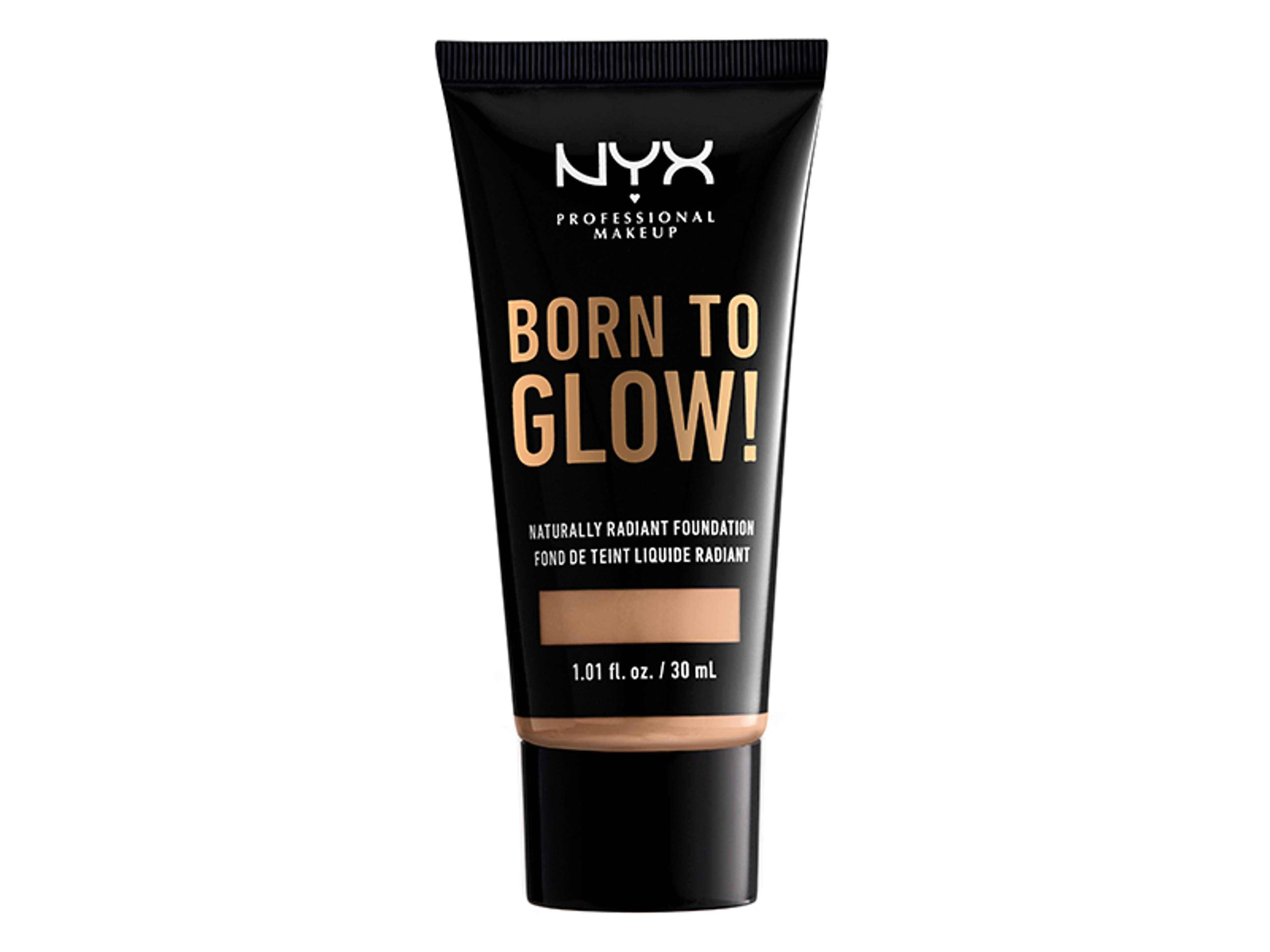 NYX Professional Makeup Born To Glow! Naturally Radiant Foundation alapozó, Natural - 30 ml