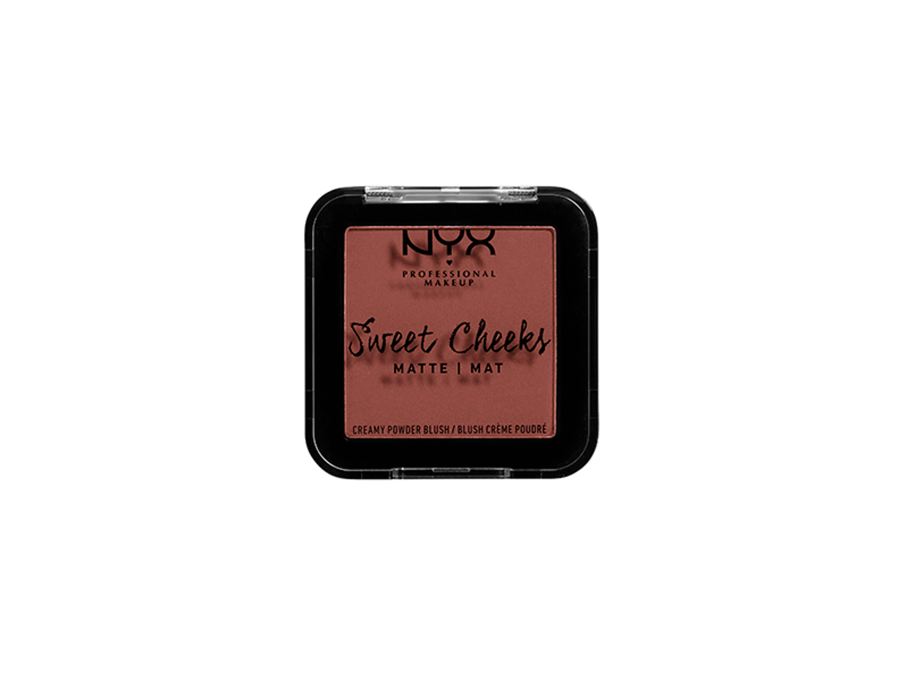 NYX Professional Makeup Sweet Cheeks Creamy Powder Blush Matte pirosító, Totally Chill - 1 db