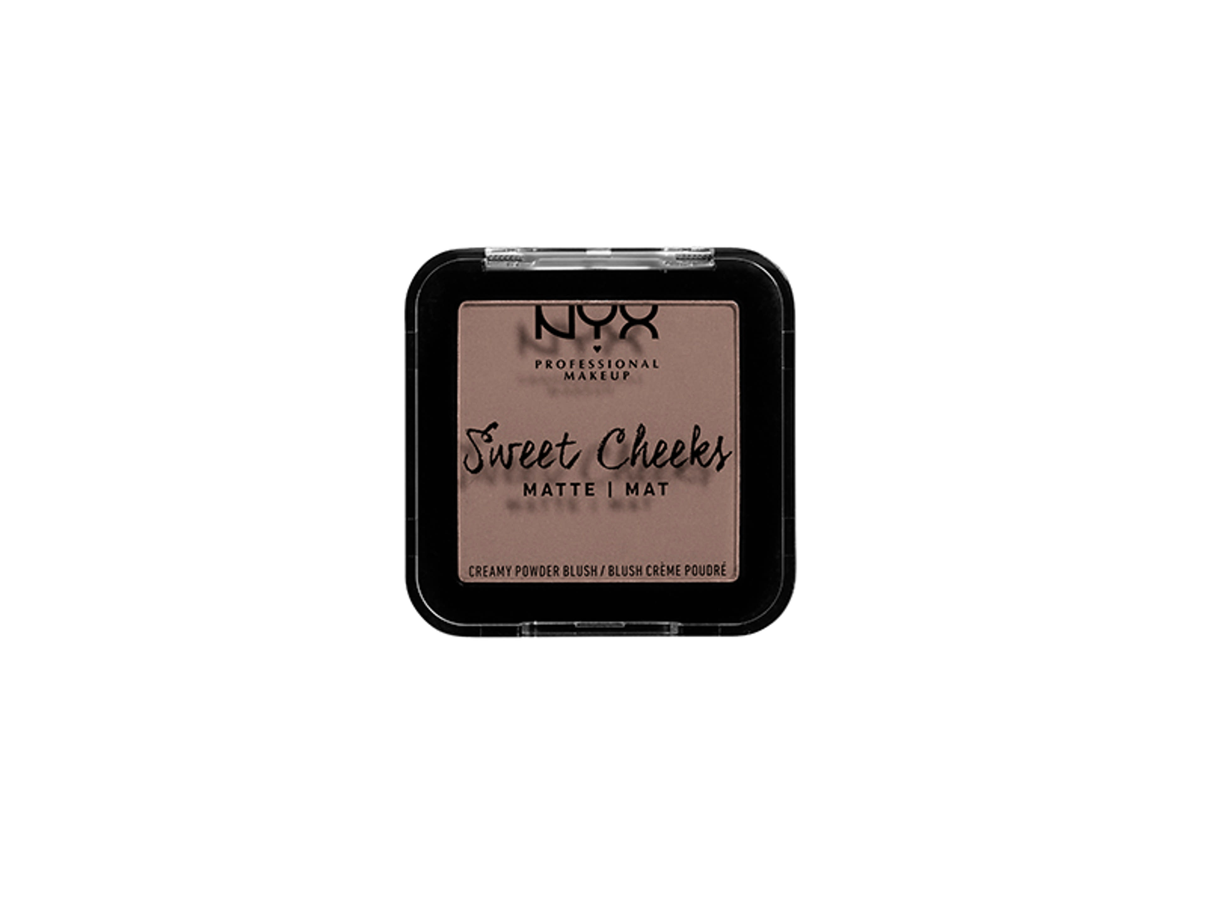 NYX Professional Makeup Sweet Cheeks Creamy Powder Blush Matte pirosító, So Taupe - 1 db