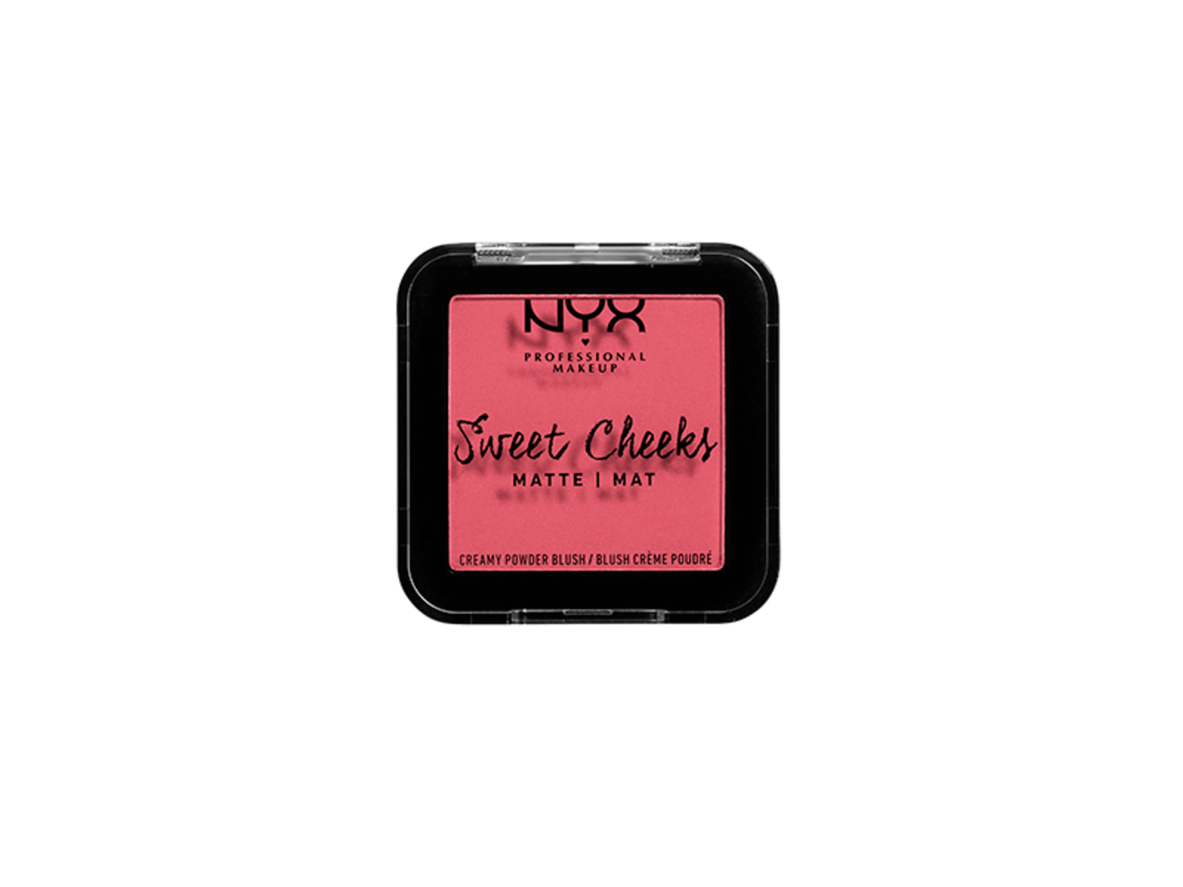 NYX Professional Makeup Sweet Cheeks Creamy Powder Blush Matte pirosító, Day Dream - 1 db-1