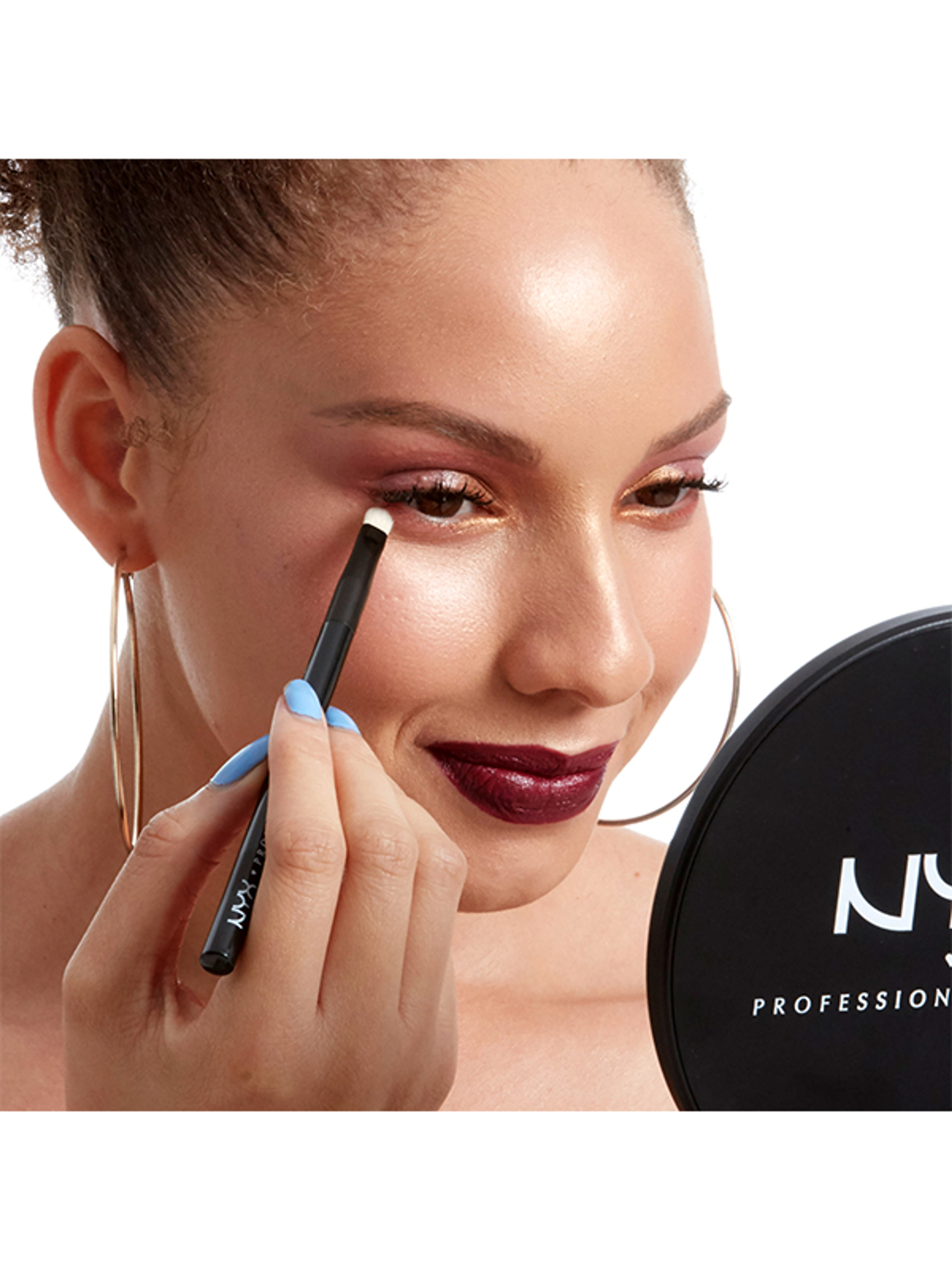 NYX Professional Makeup Pro Brush szemhéj ecset /Smudging - 1 db-3