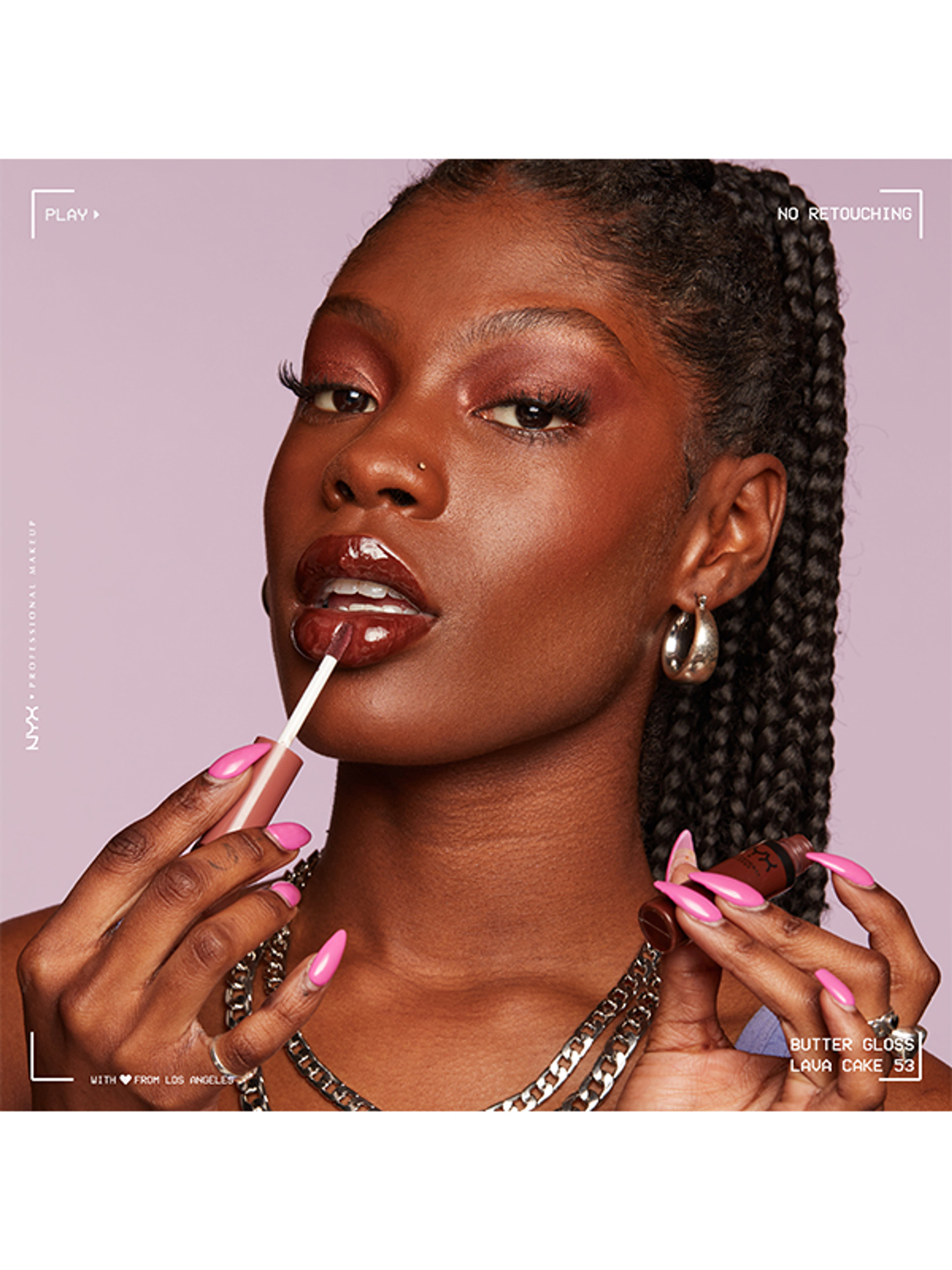 NYX Professional Makeup Gloss ajakfény /39 Rocky Road - 1 db-10